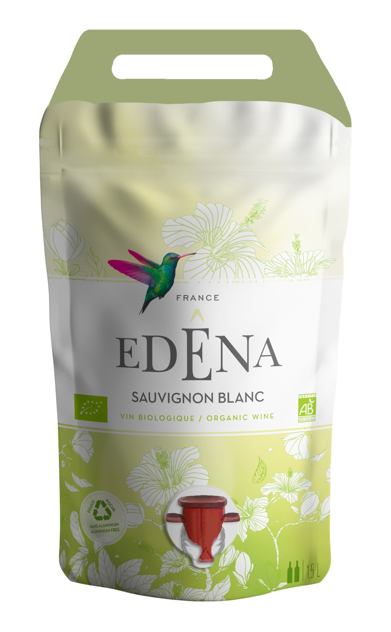 Edena pouch blanc