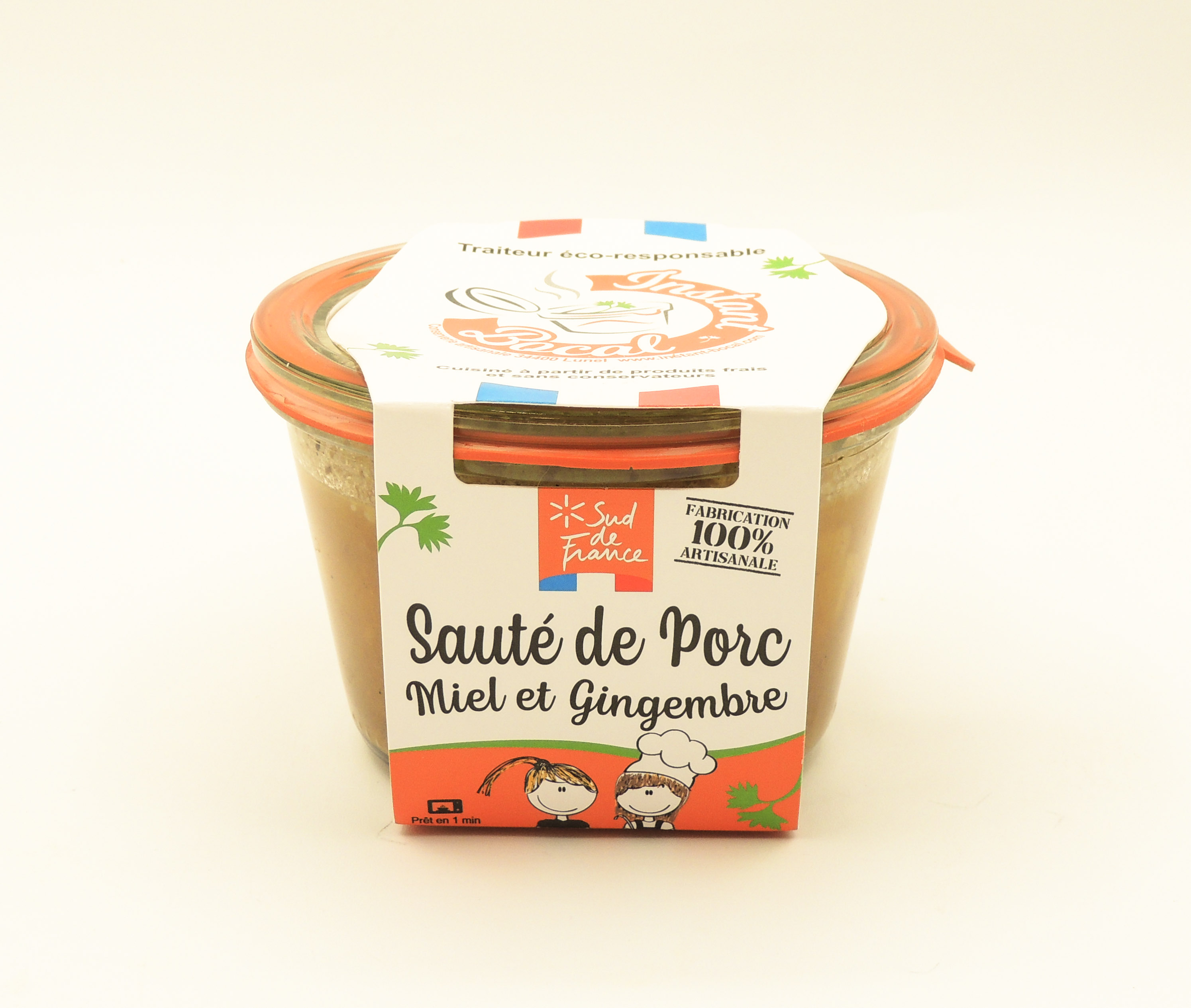 Saute de porc miel et gingembre