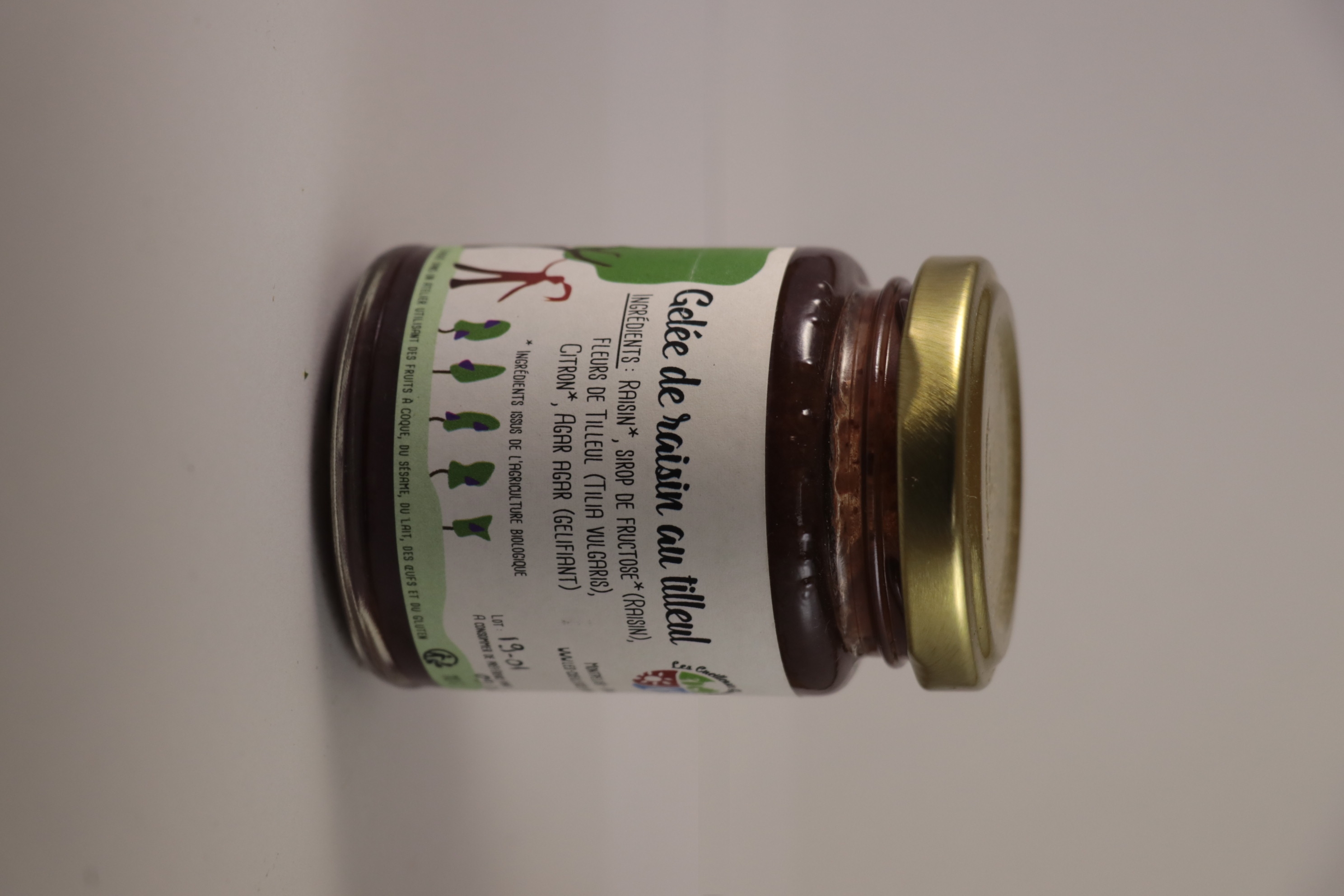 Gelee de raisin au tilleul
