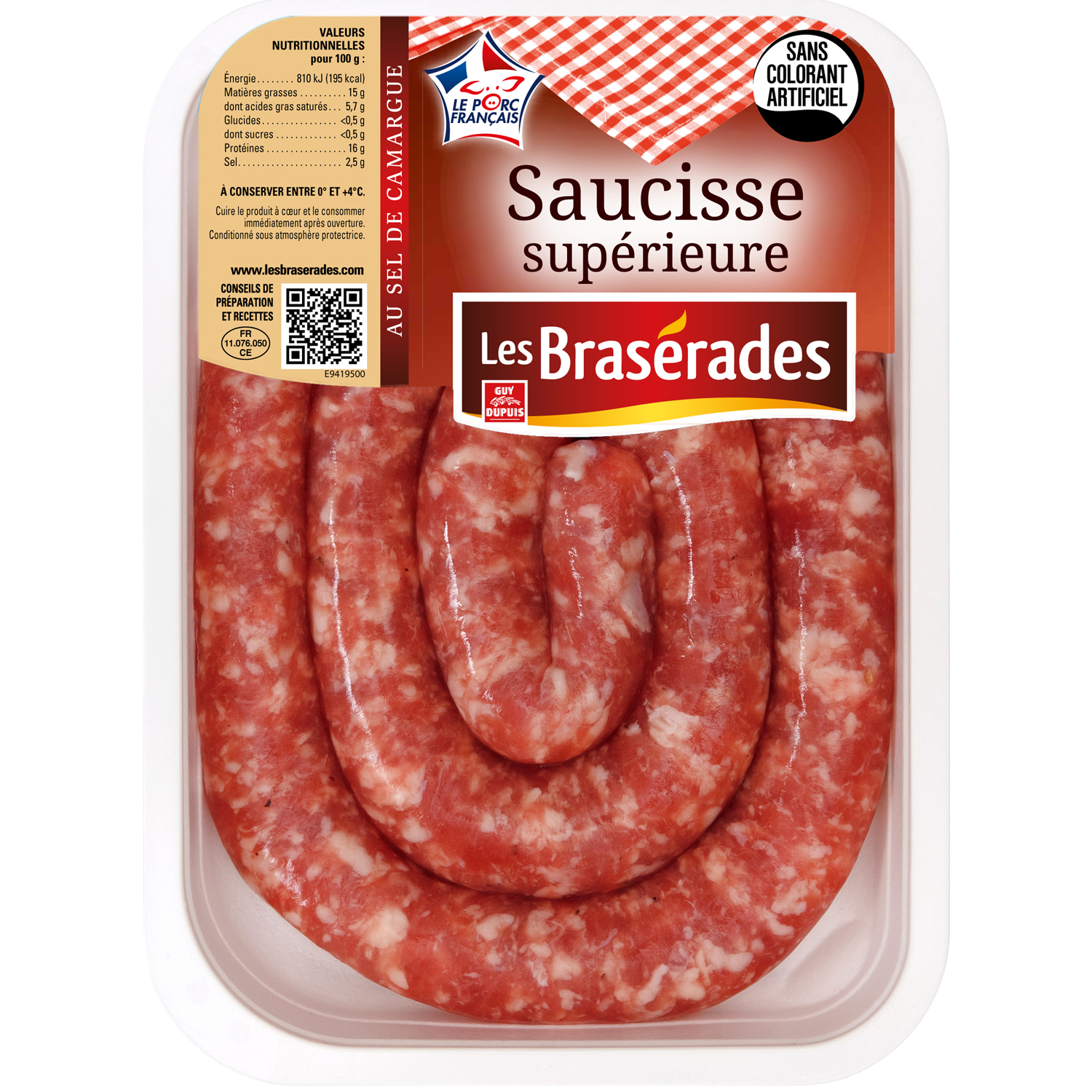 Saucisse superieure 330g
