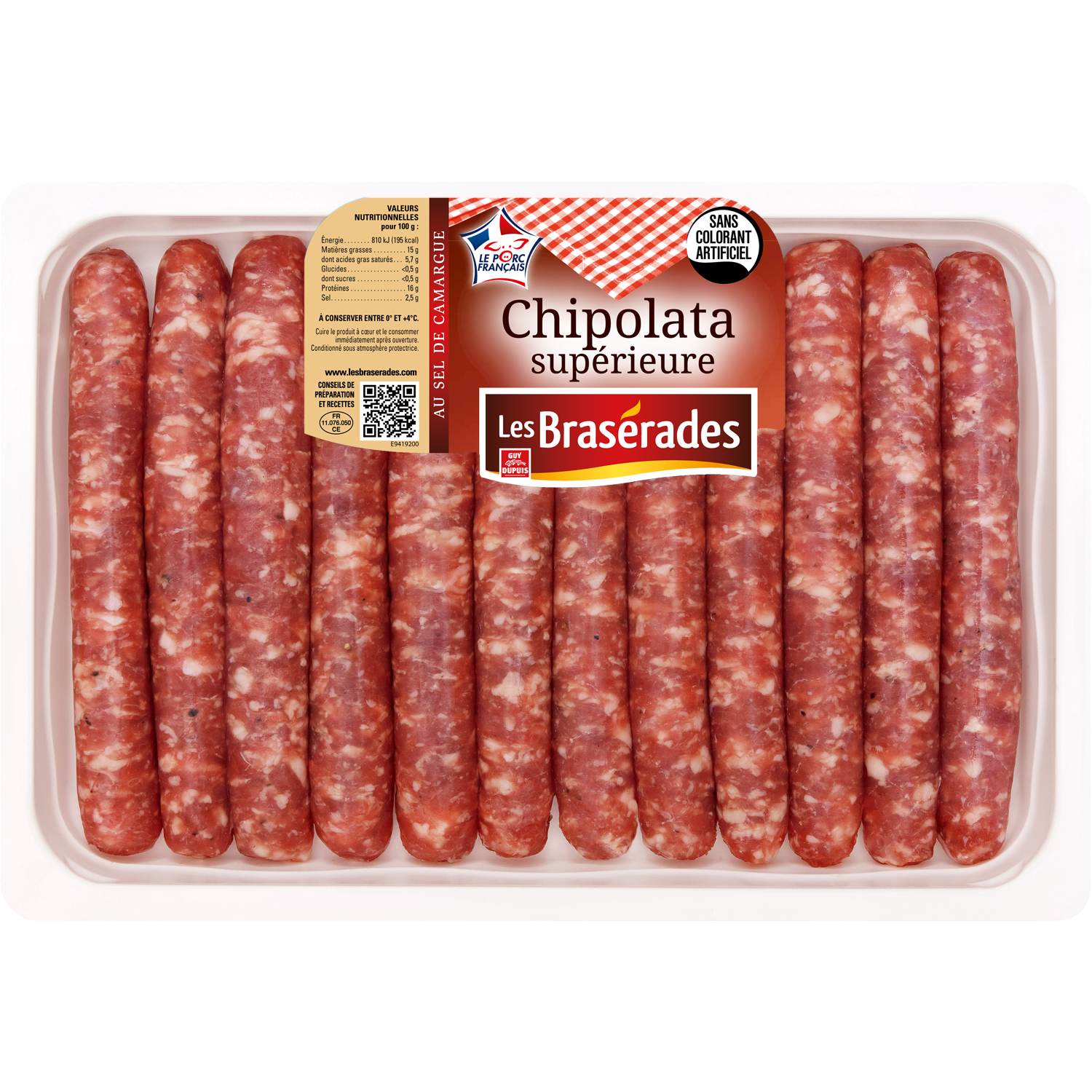 Chipolata superieure x12 300g