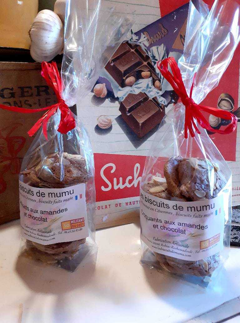 Croquants amandes et chocolat