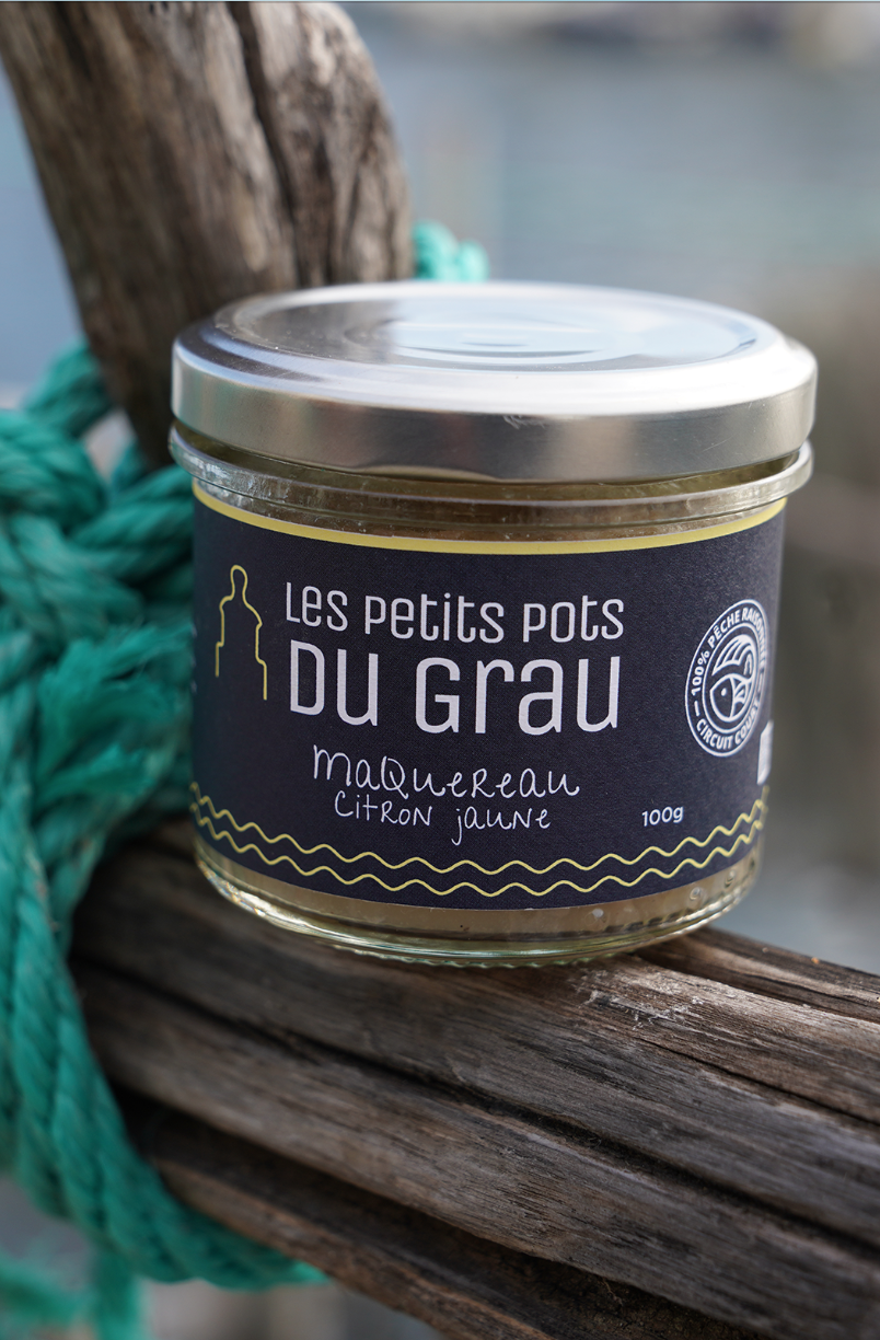 Les petits pots du Grau - Maquereaux Citron jaune