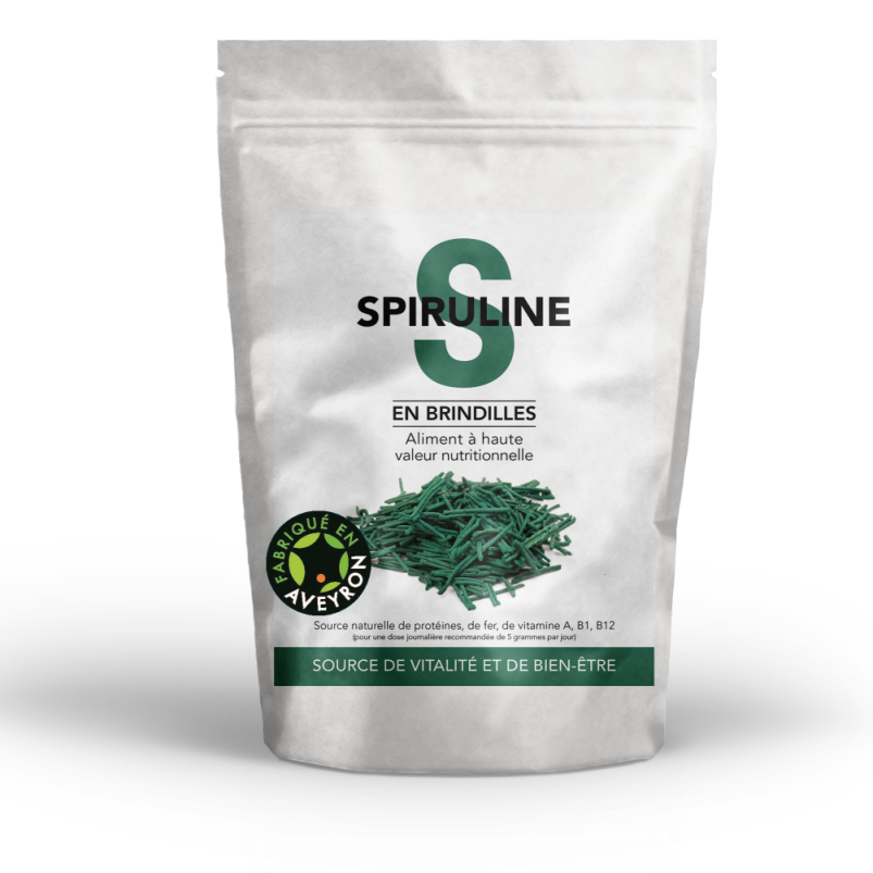 Spiruline en brindilles sachet de 200g
