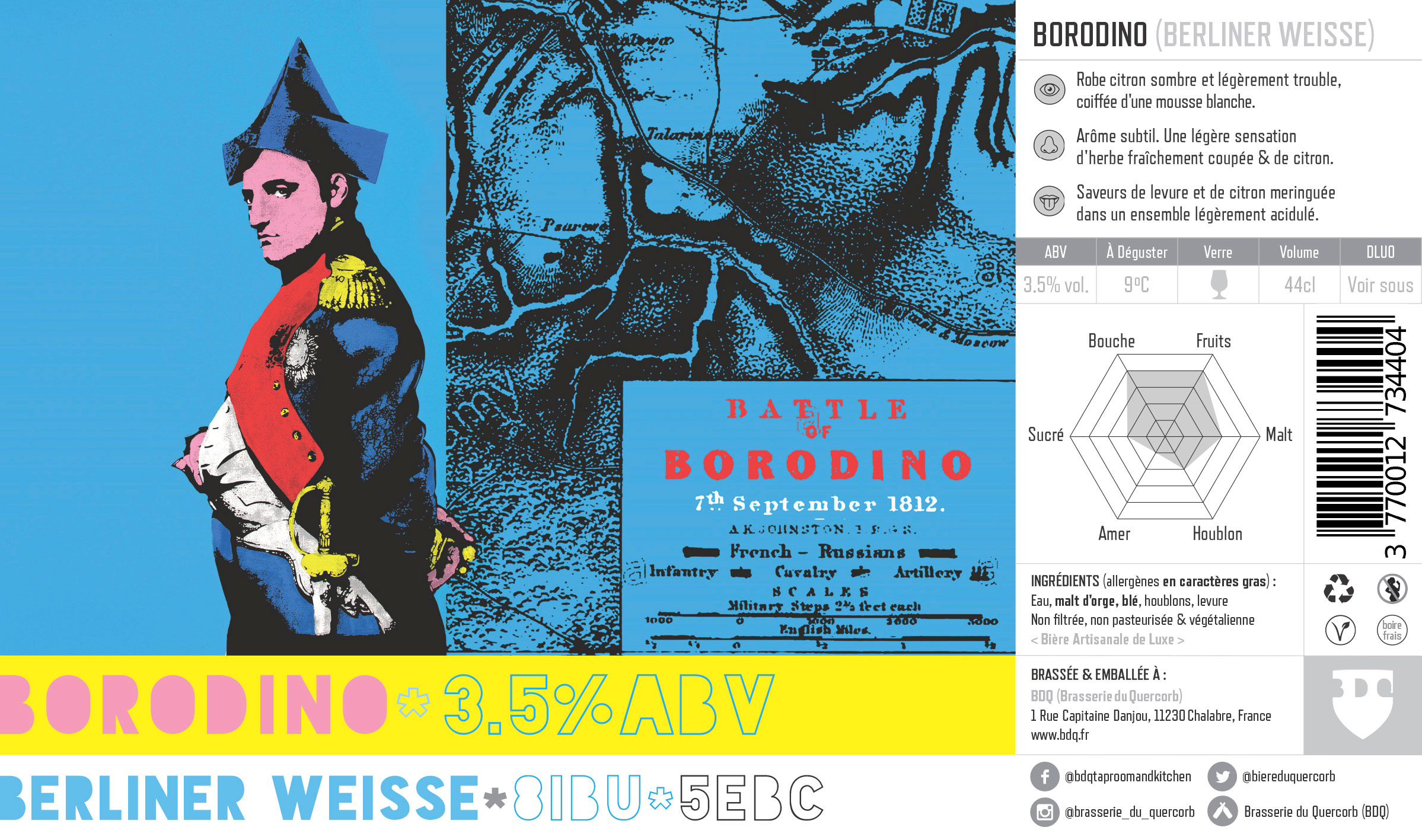 Borodino (44cl canette)