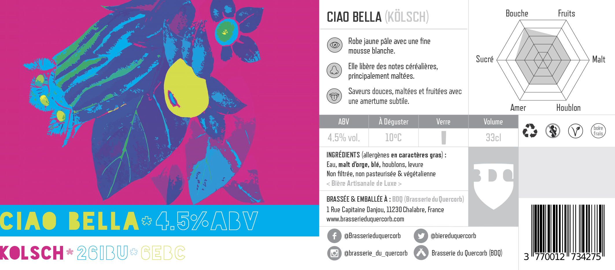 Ciao Bella (33cl bouteille)