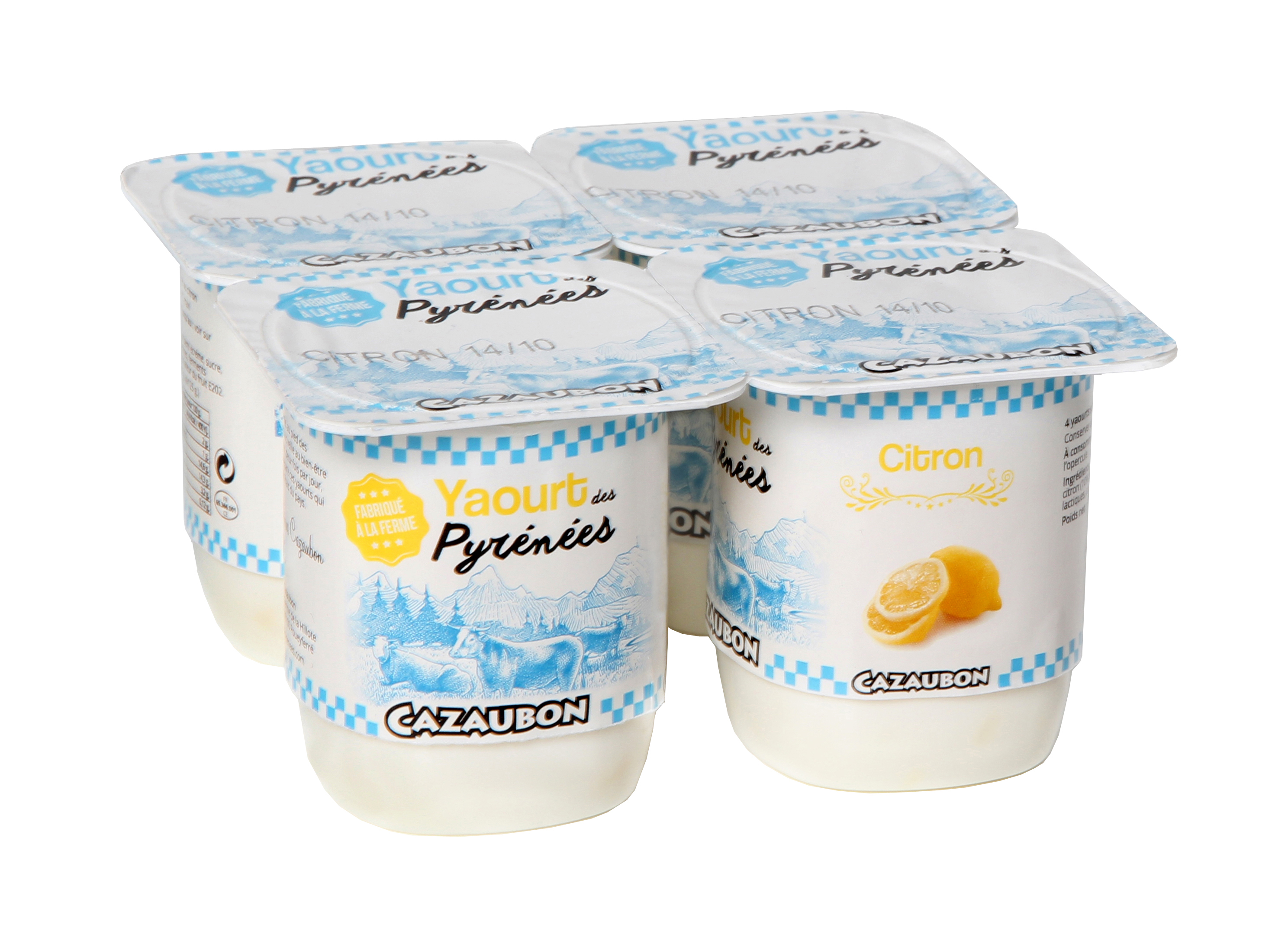 yaourts des pyrenees cazaubon citron