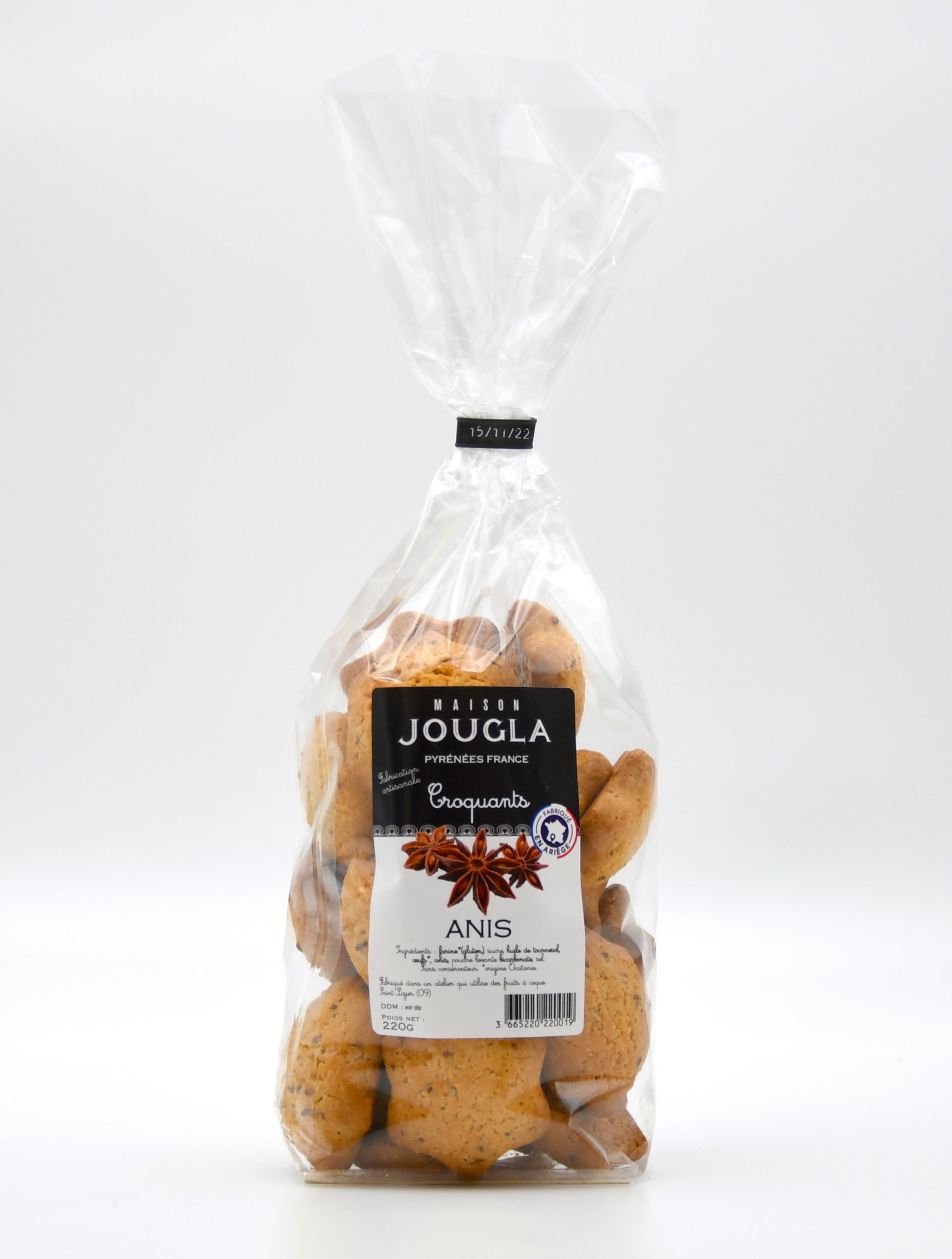 Sachet Croquants Anis 220 gr