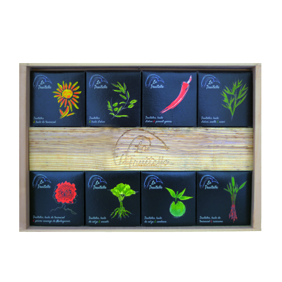 Truitelles et huile de tournesol