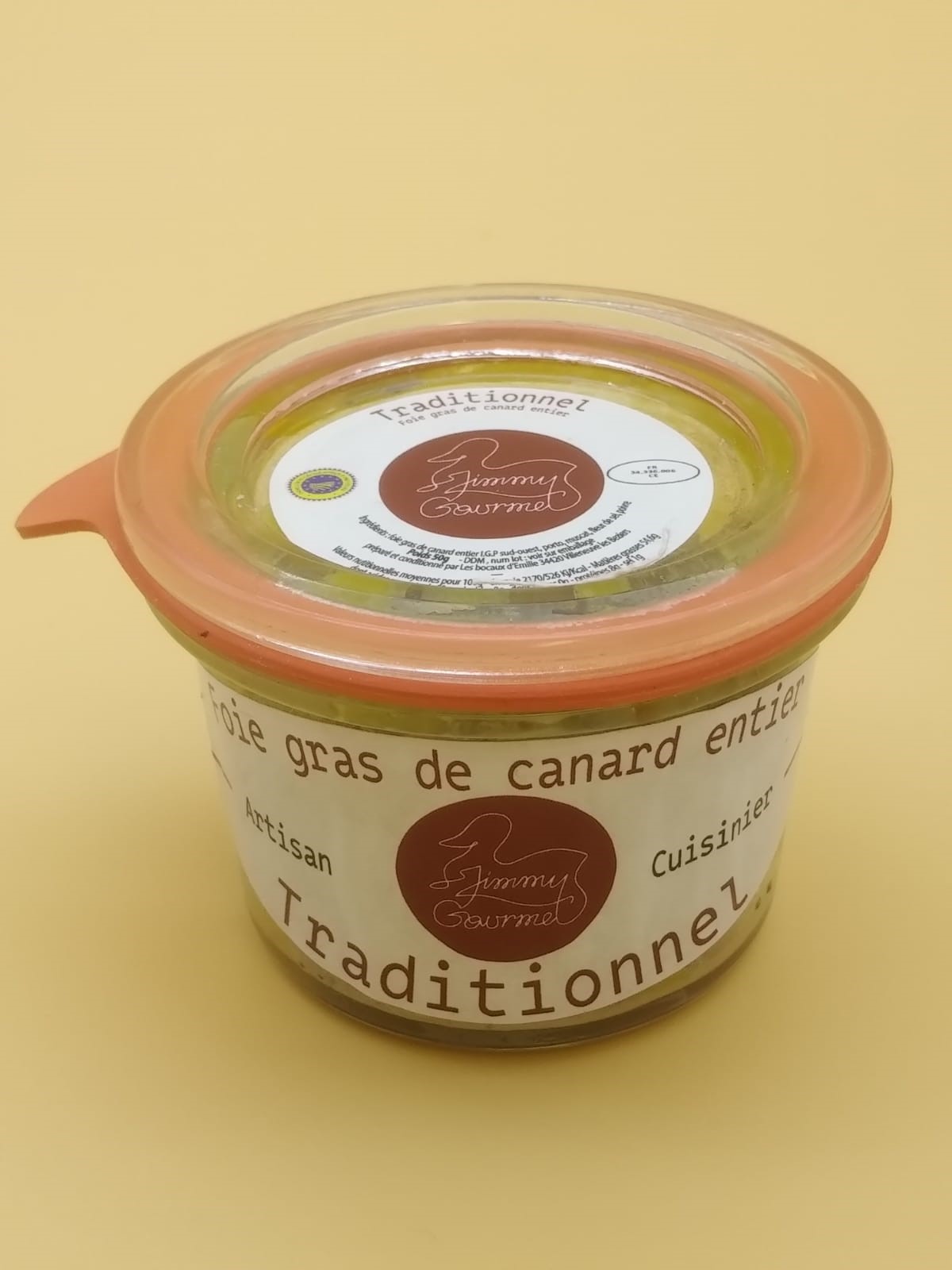 Foie gras de canard entier traditionnel
