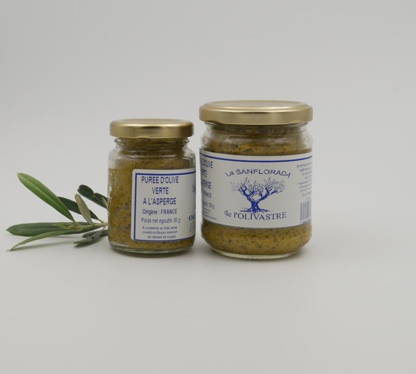Puree d'olive verte a l'asperge