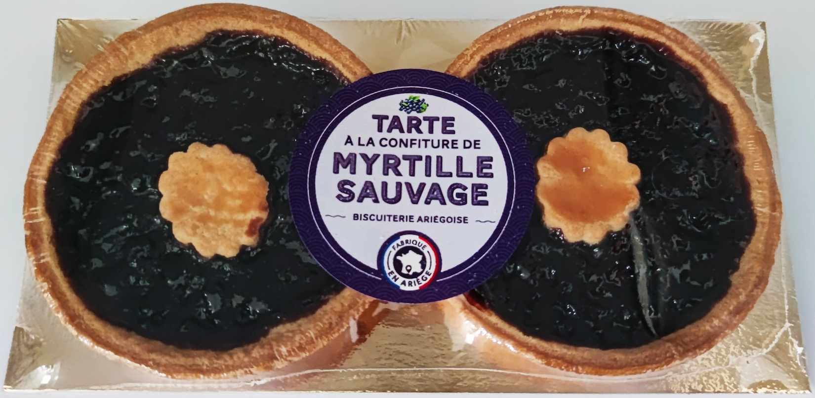 Tartelettes a la confiture de Myrtille Sauvage