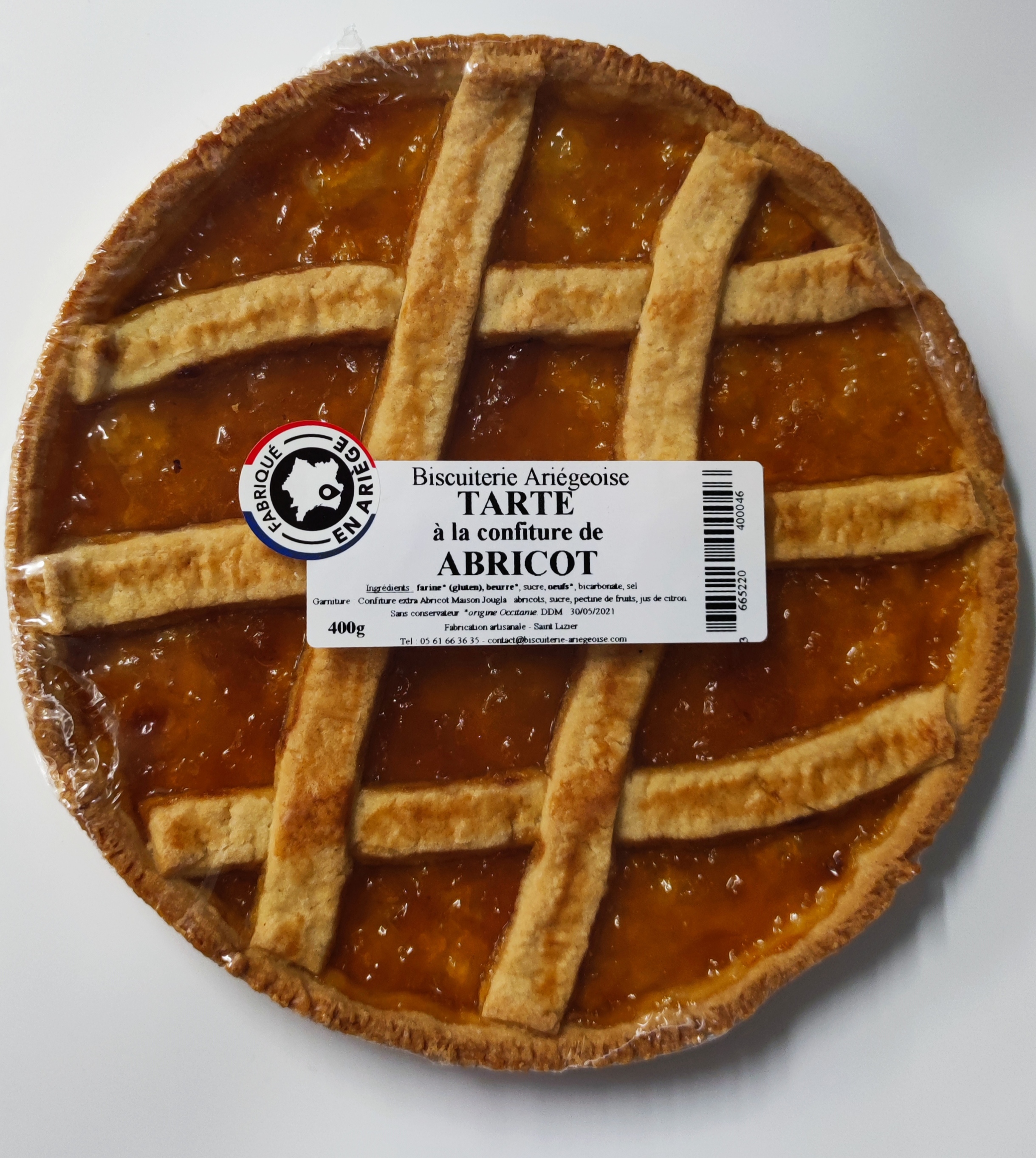 Tarte a la confiture d'Abricot