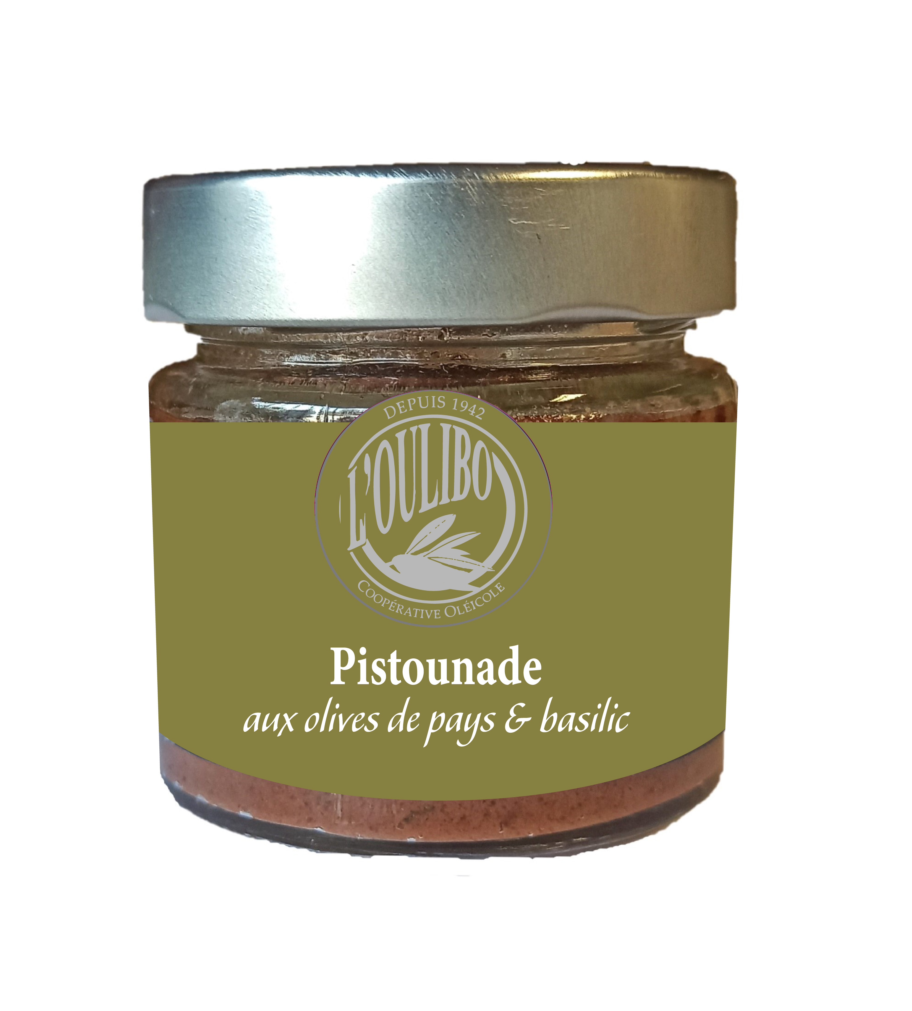 Pistounade aux olives vertes et basilic