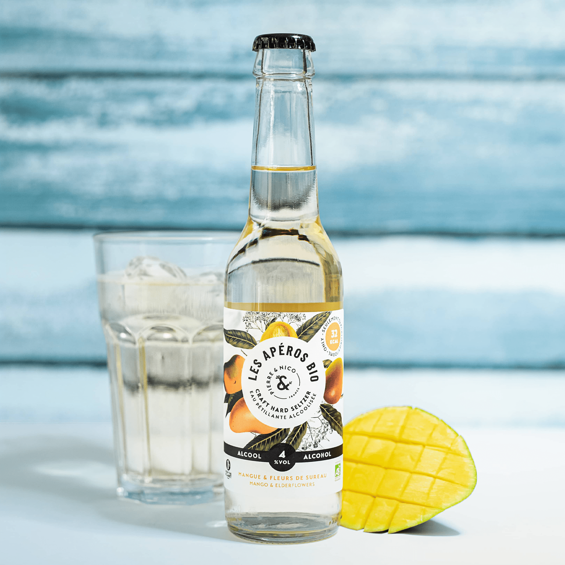 Hard Seltzer BIO - Mangue & Fleurs de sureau