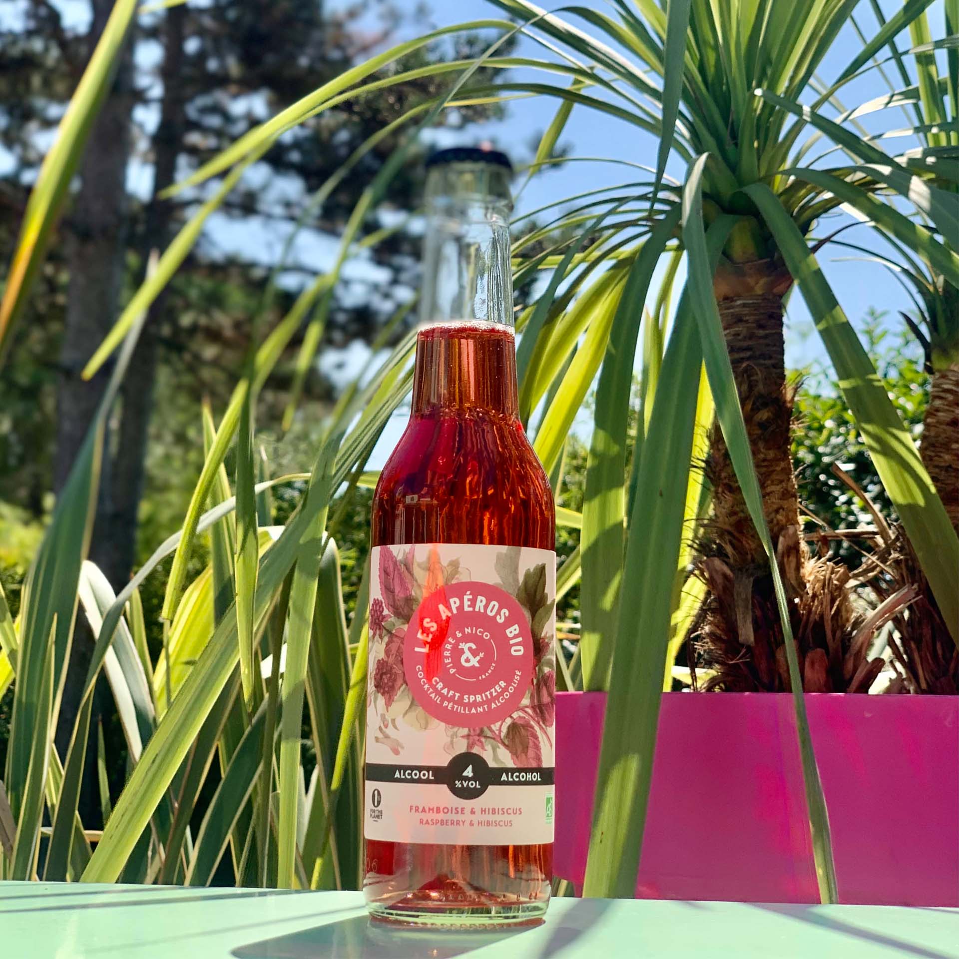 Cocktail BIO 4%VOL - Framboise & Hibiscus