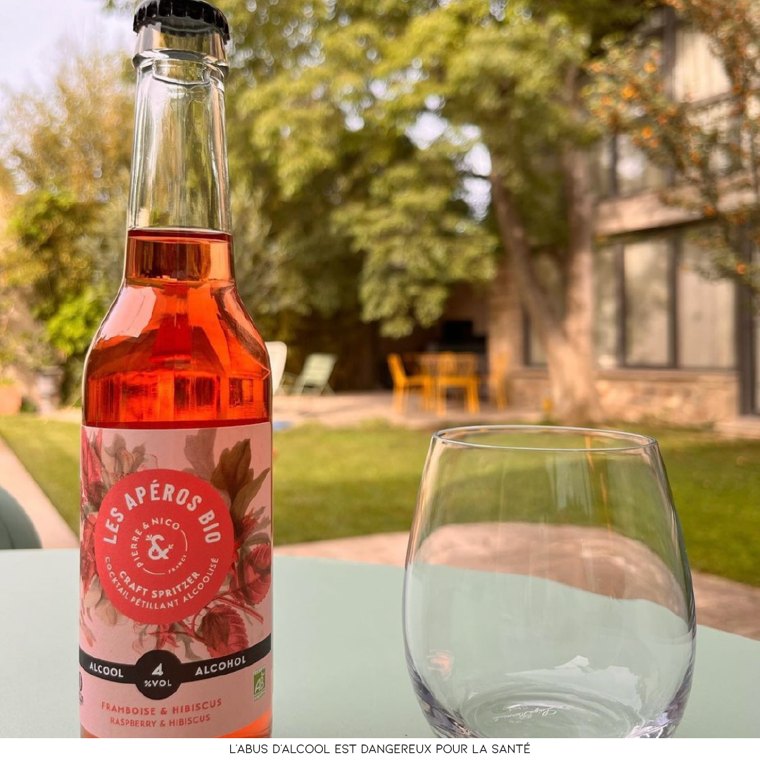 Cocktail BIO 4%VOL - Framboise & Hibiscus