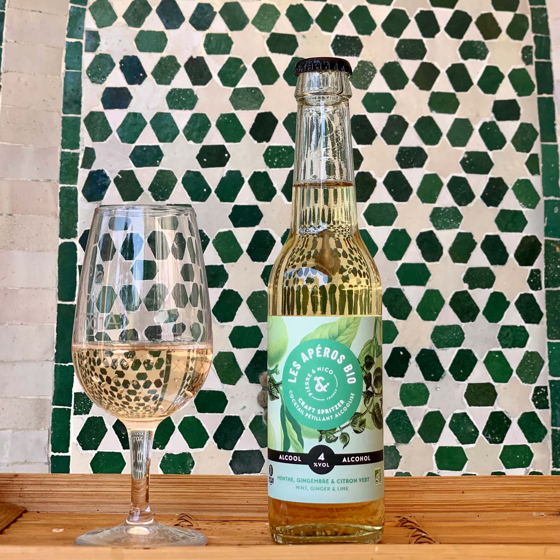 Cocktail BIO 4%VOL - Menthe, gingembre & citron vert