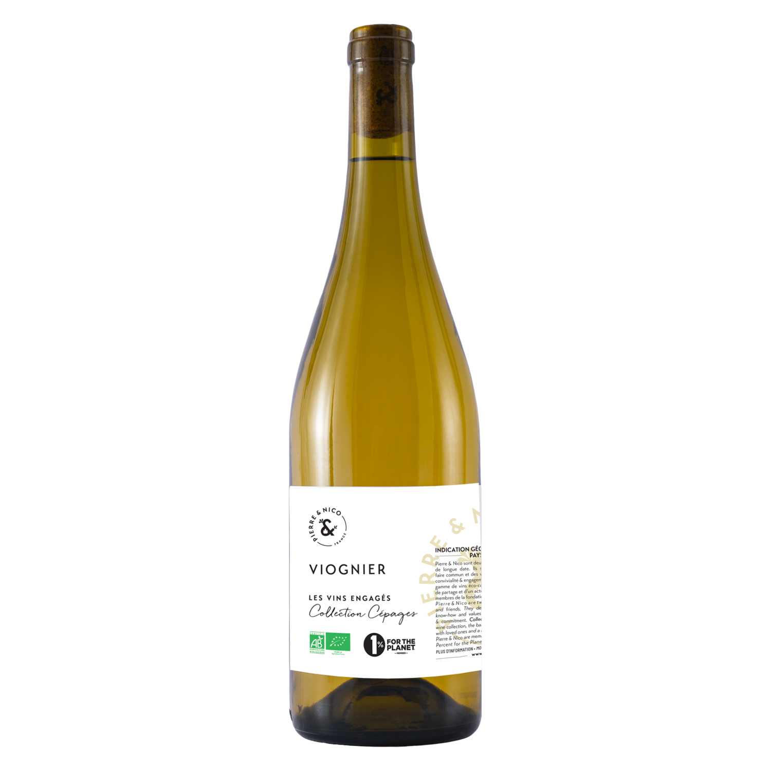 Les vins engages - Collection Cepages - Viognier BIO