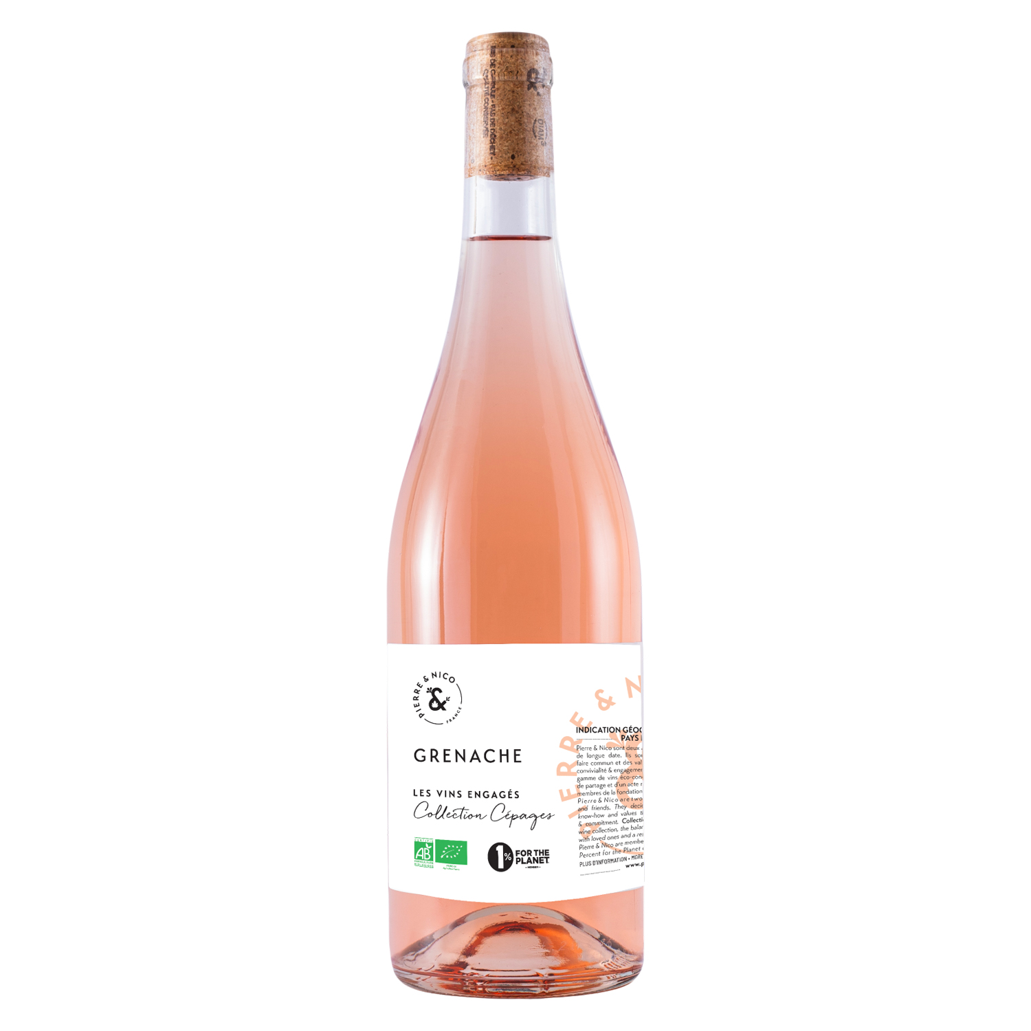Les vins engages - Collection Cepages - Grenache BIO