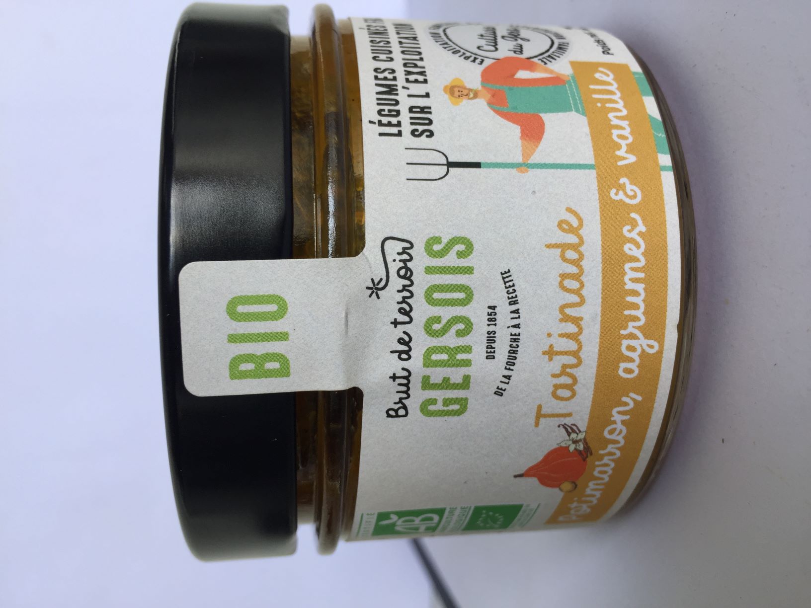 Tartinade potimarron, agrumes et vanille