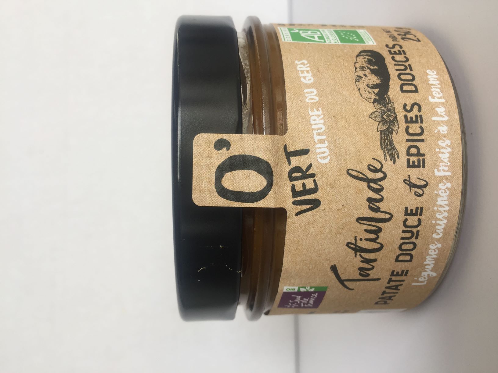 Tartinade patate douce et epices douces