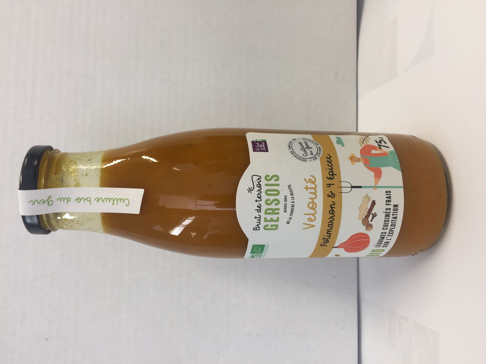 Veloute potimarron et 4 epices