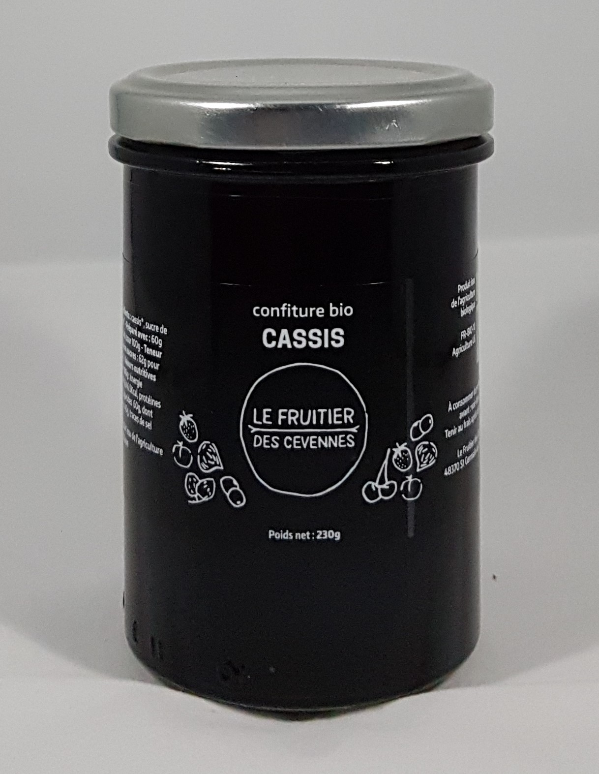 Confiture de Cassis Bio