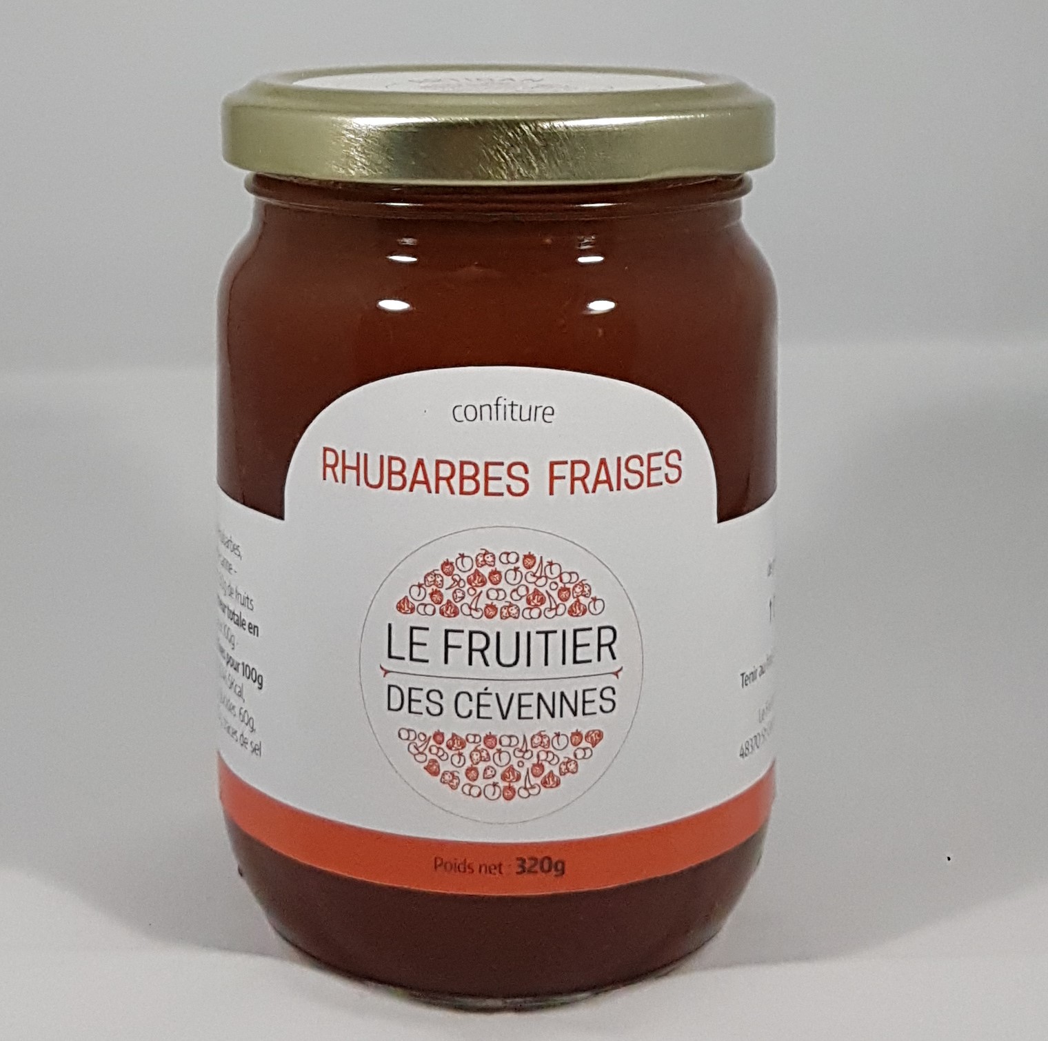 Confiture de Rhubarbes-fraises