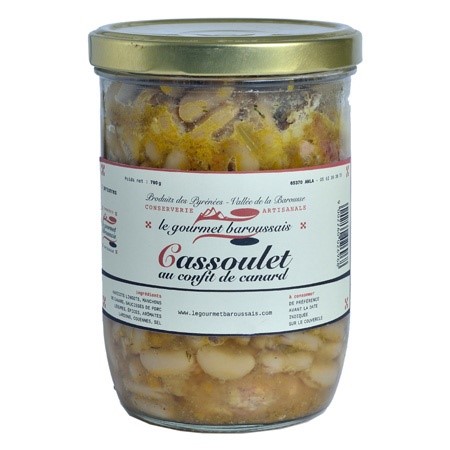 Cassoulet au confit de canard 790g