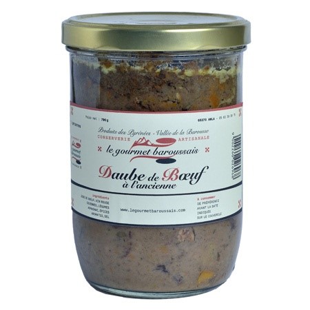Daube de bœuf a l'ancienne flambee a l'armagnac 790g