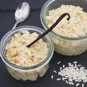 Riz au lait vanille