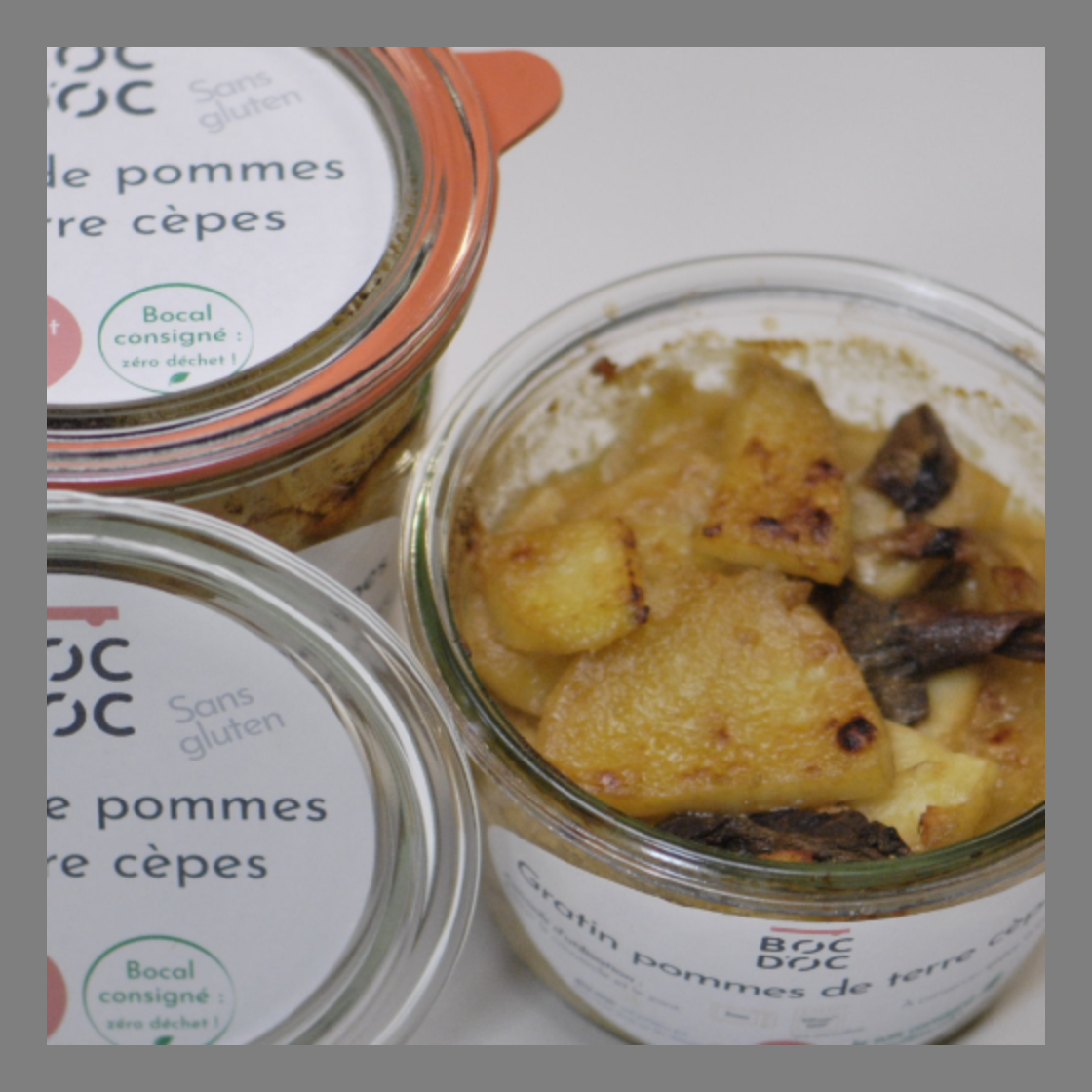 Gratin pommes de terre cepes