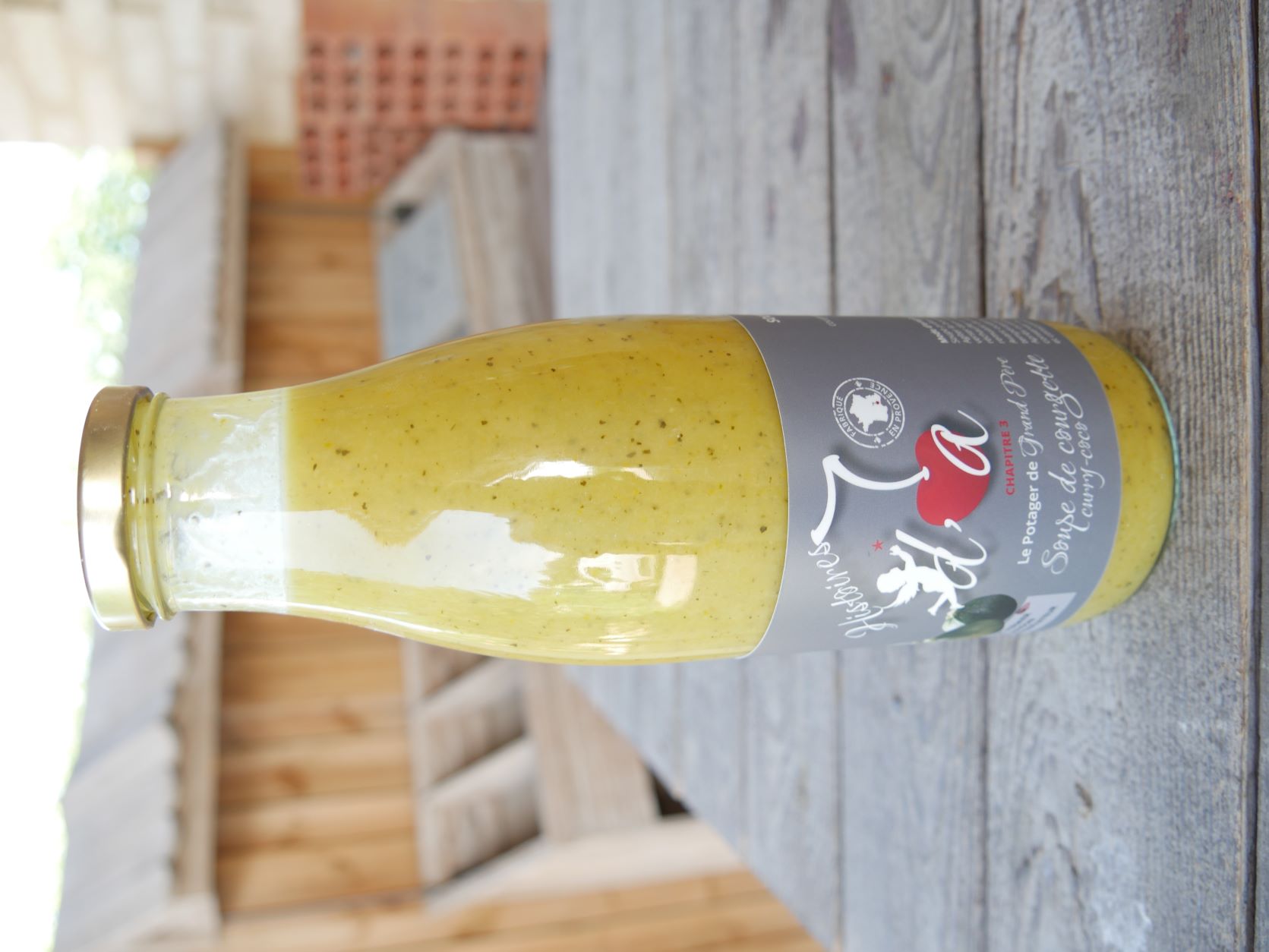 soupe de courgettes curry-coco