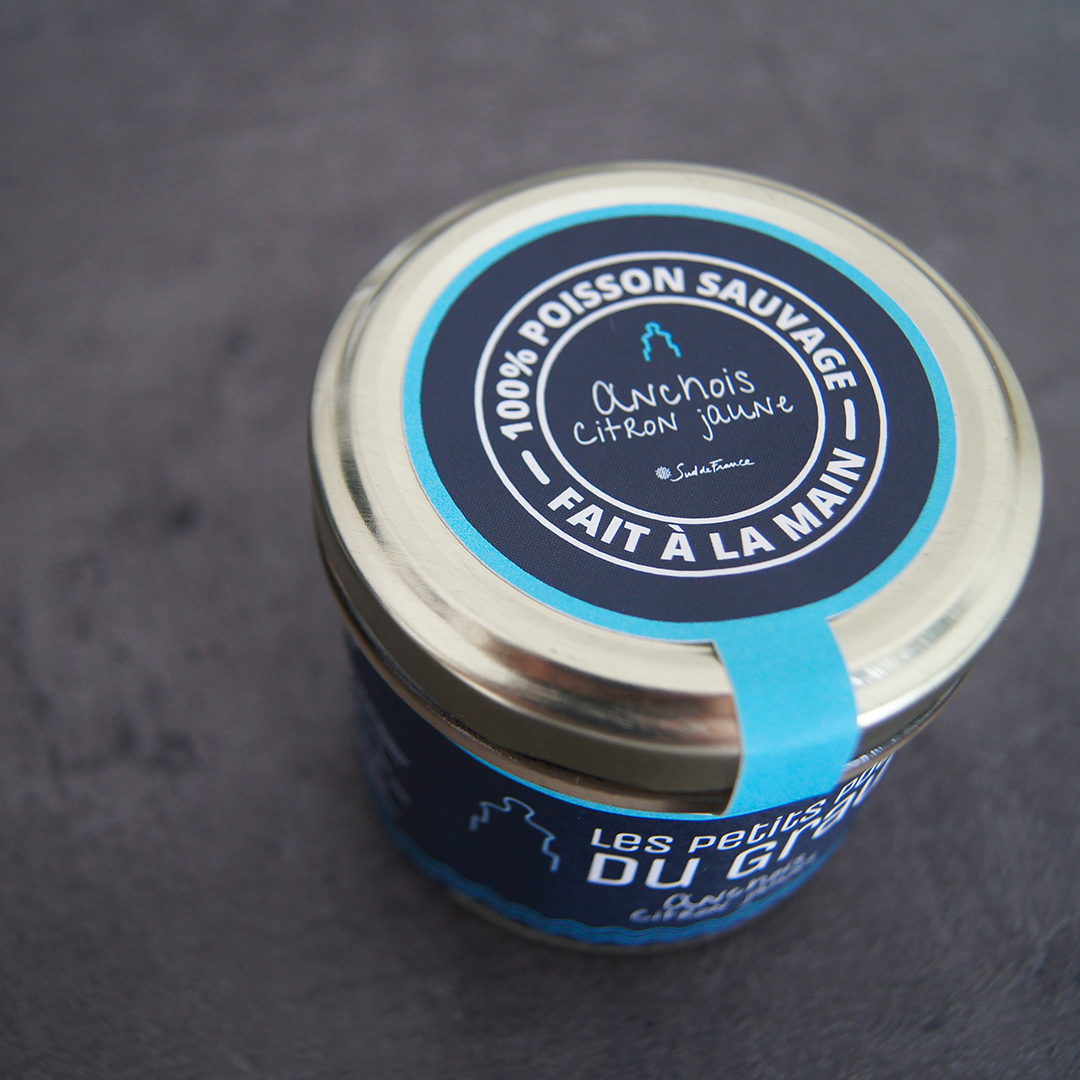 Les petits pots du Grau - Anchois citron jaune