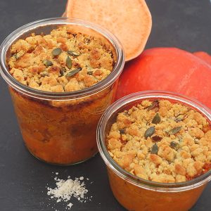 Crumble sale au potimarron