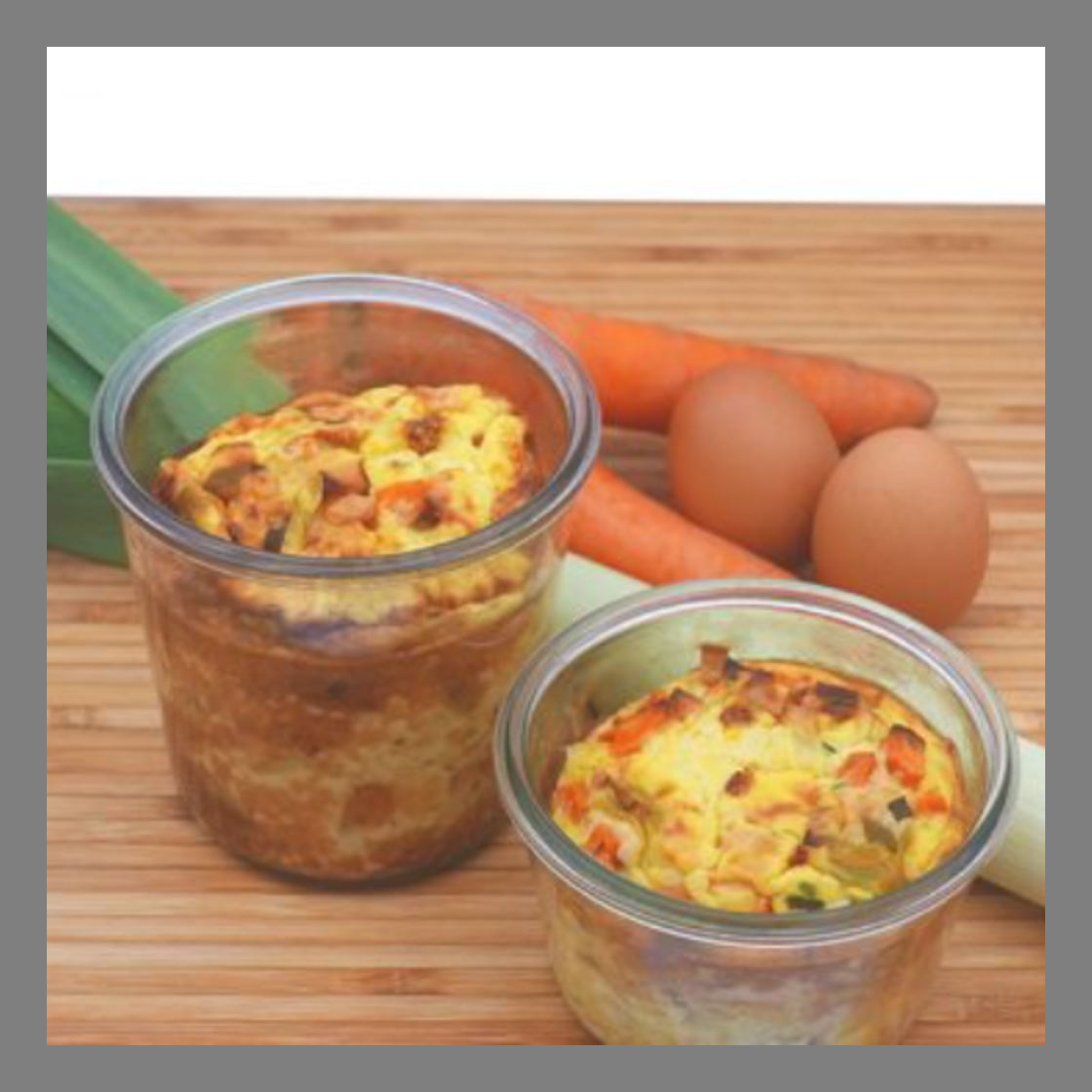 Flan fromager aux petits legumes