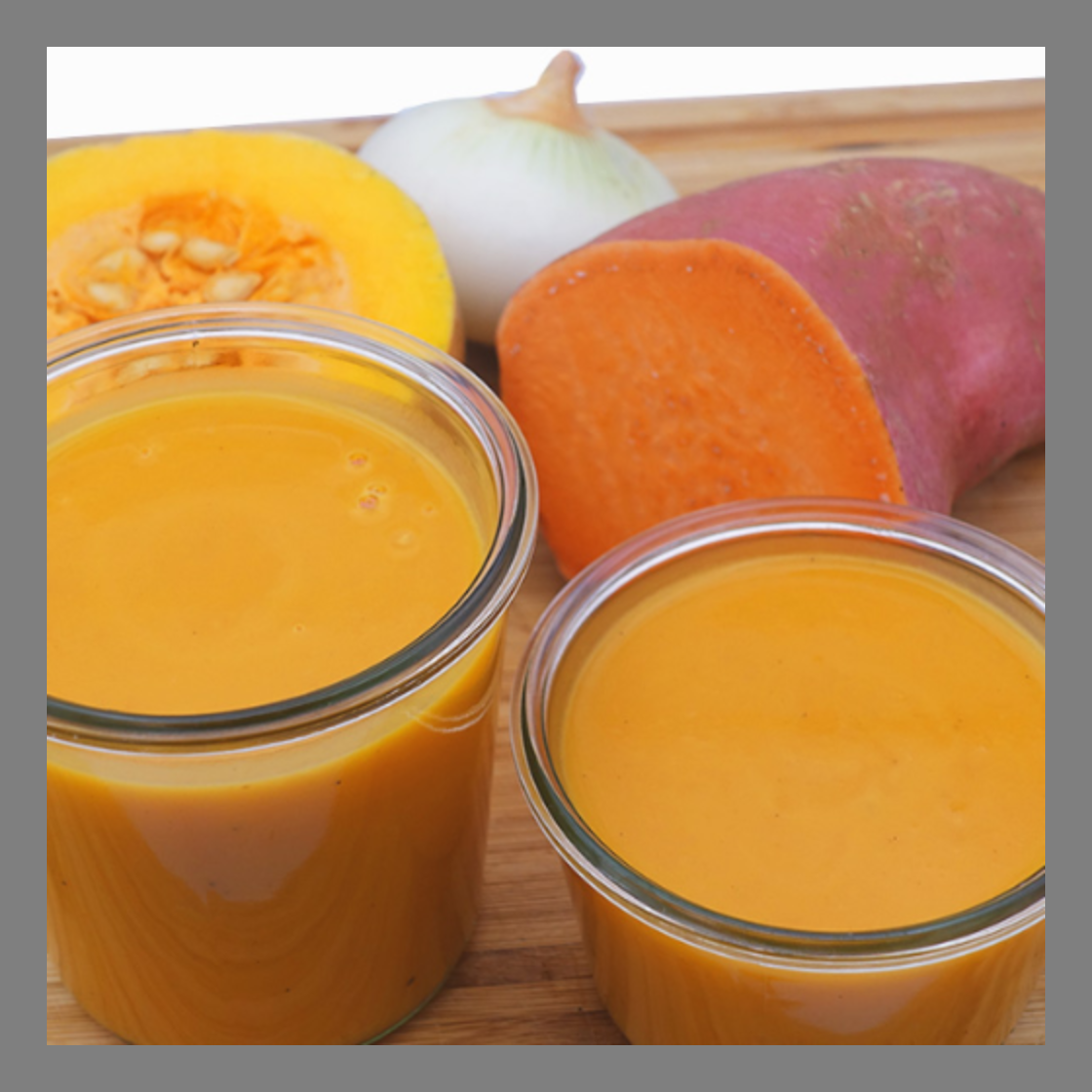 Veloute patate douce butternut