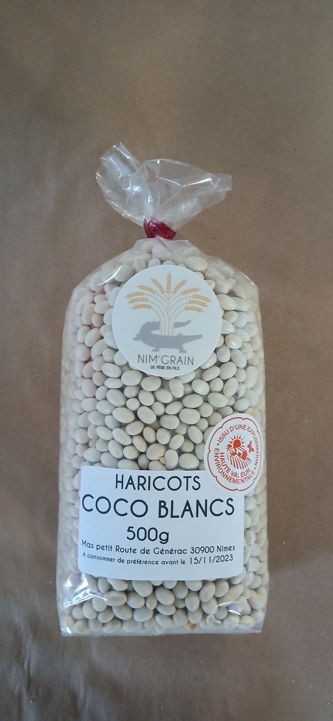 Haricots coco blancs