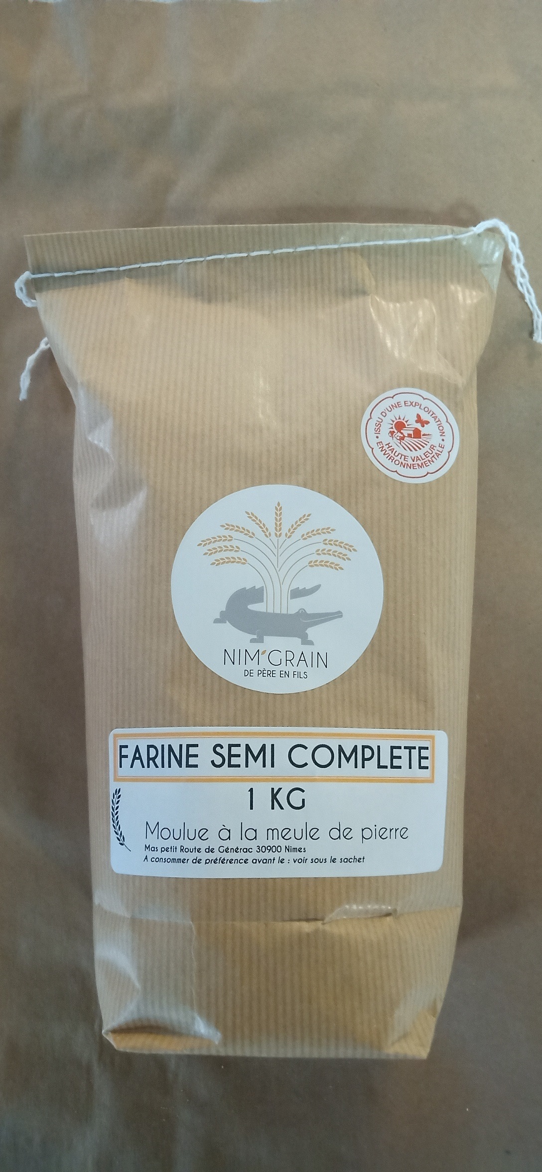 Farine semi complete