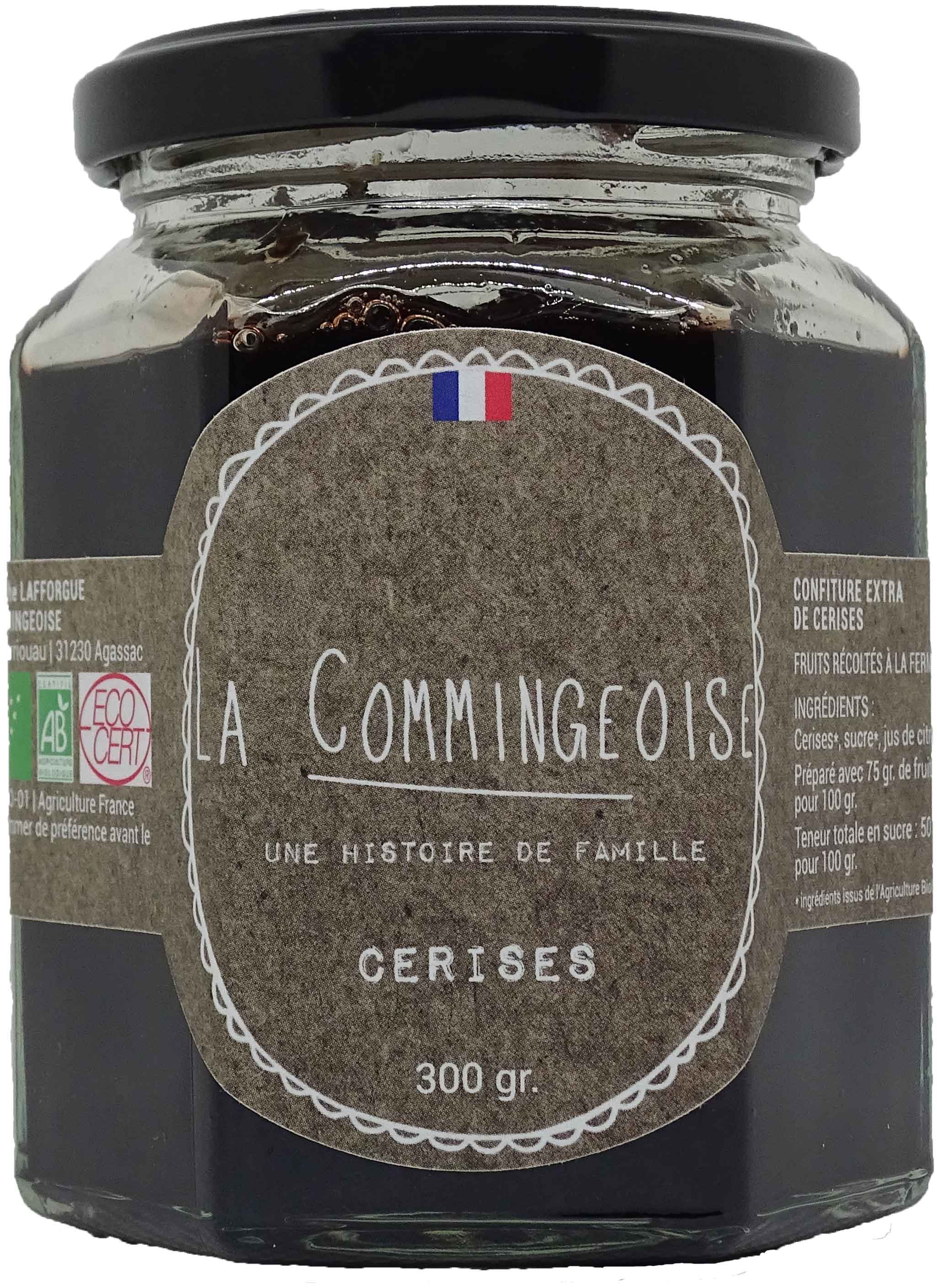 CONFITURE DE CERISES extra BIO