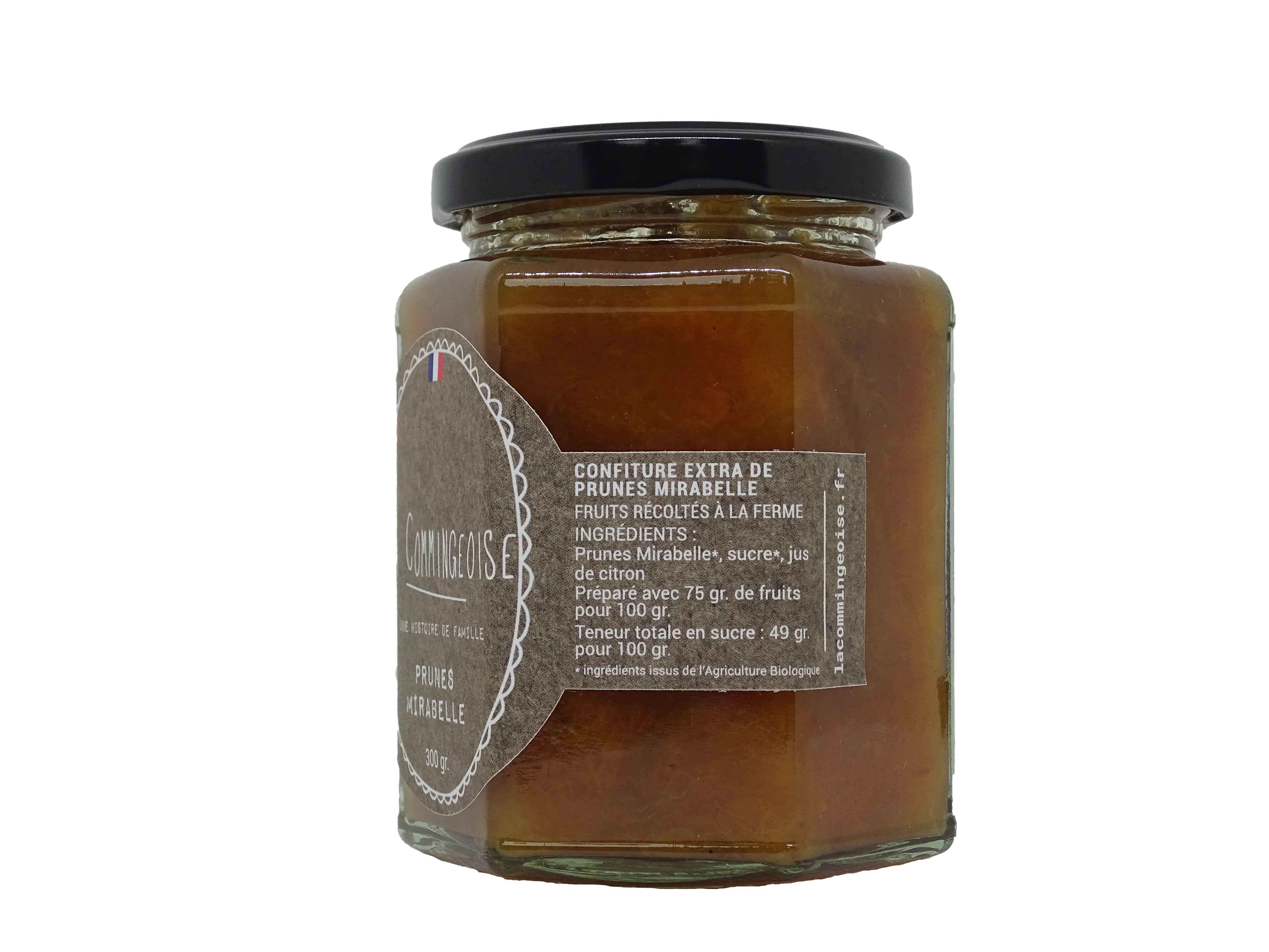 CONFITURE PRUNES MIRABELLE extra BIO
