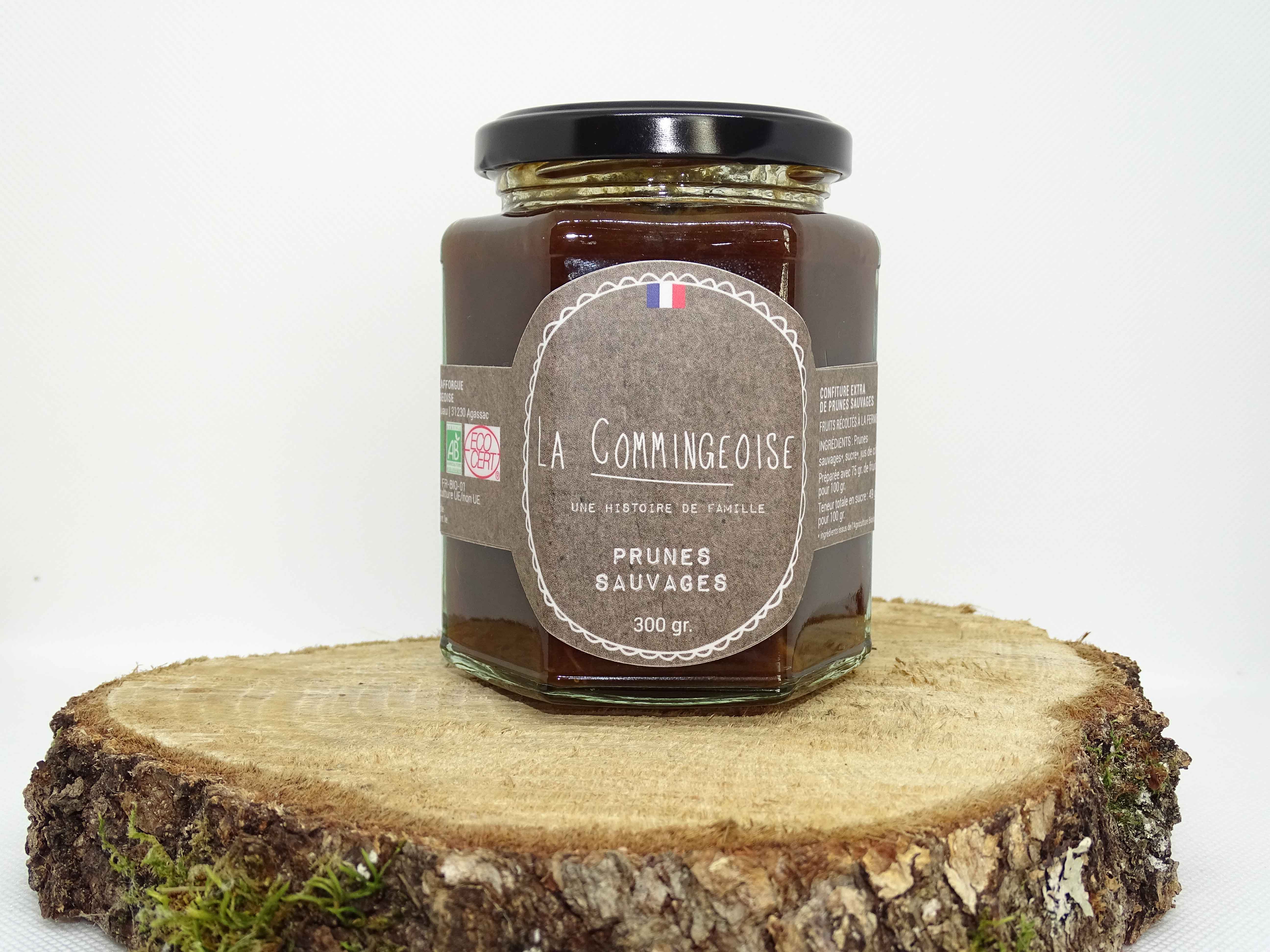 CONFITURE PRUNES SAUVAGES extra BIO