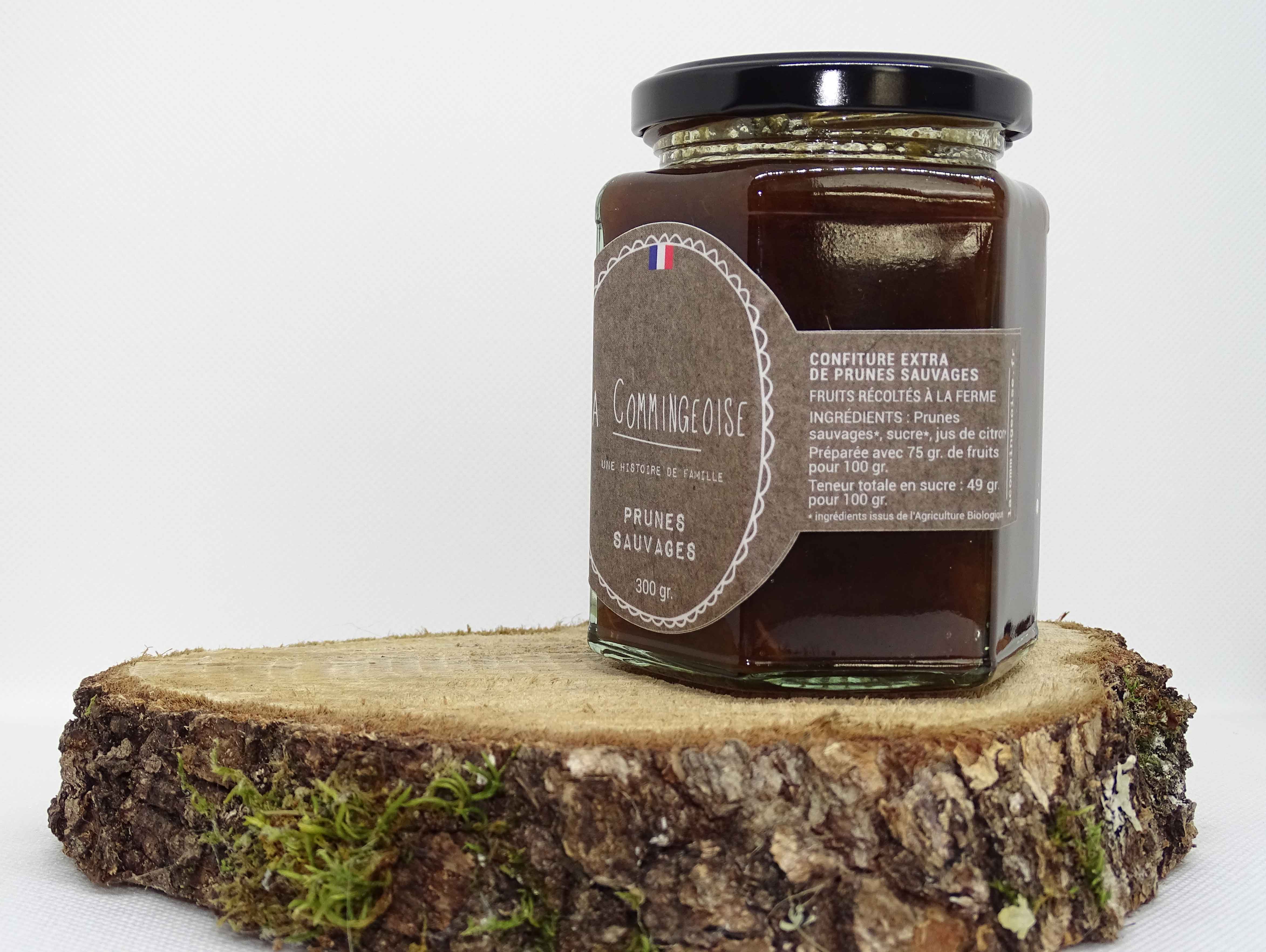 CONFITURE PRUNES SAUVAGES extra BIO