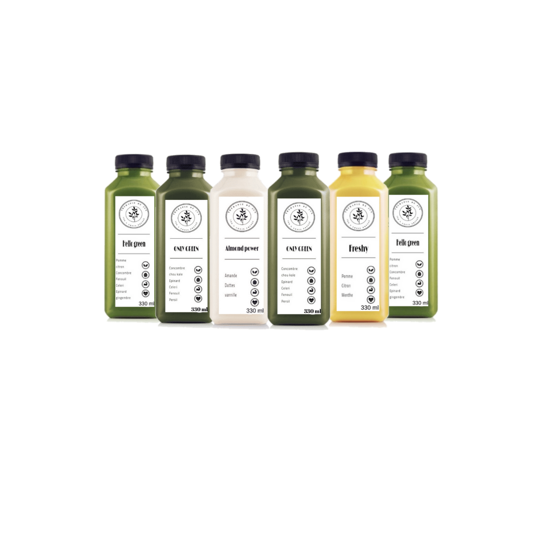 Detox 1 jour (pour les experimentes) - 6 bouteilles de 330 ML