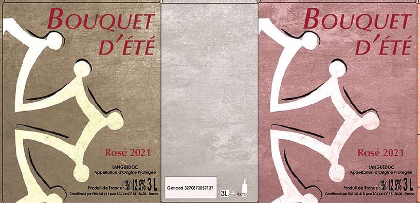 Bouquet d ete Rose BIB