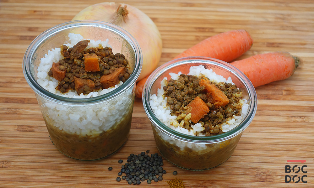 Dahl de lentilles vertes