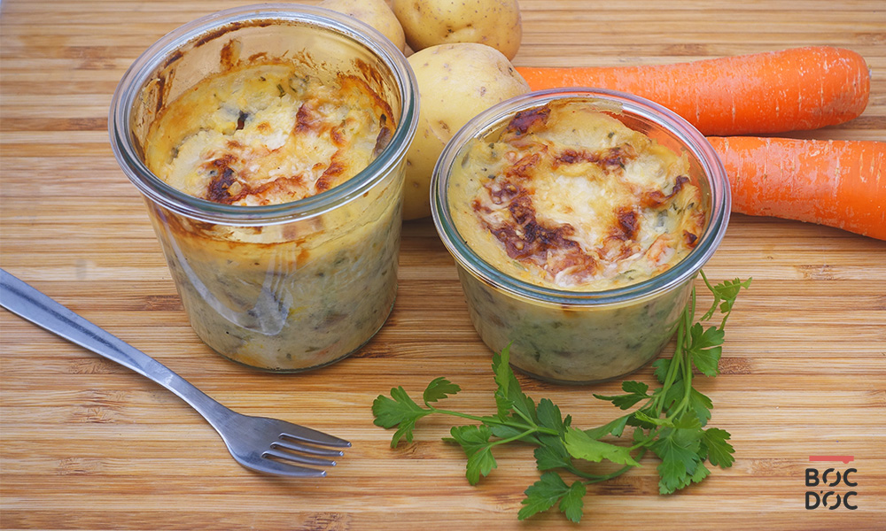 Gratin de poisson et ses legumes