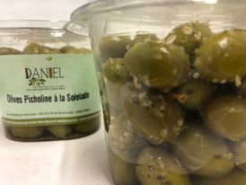 Olive verte Picholine a la Soleiade - pot 250gr