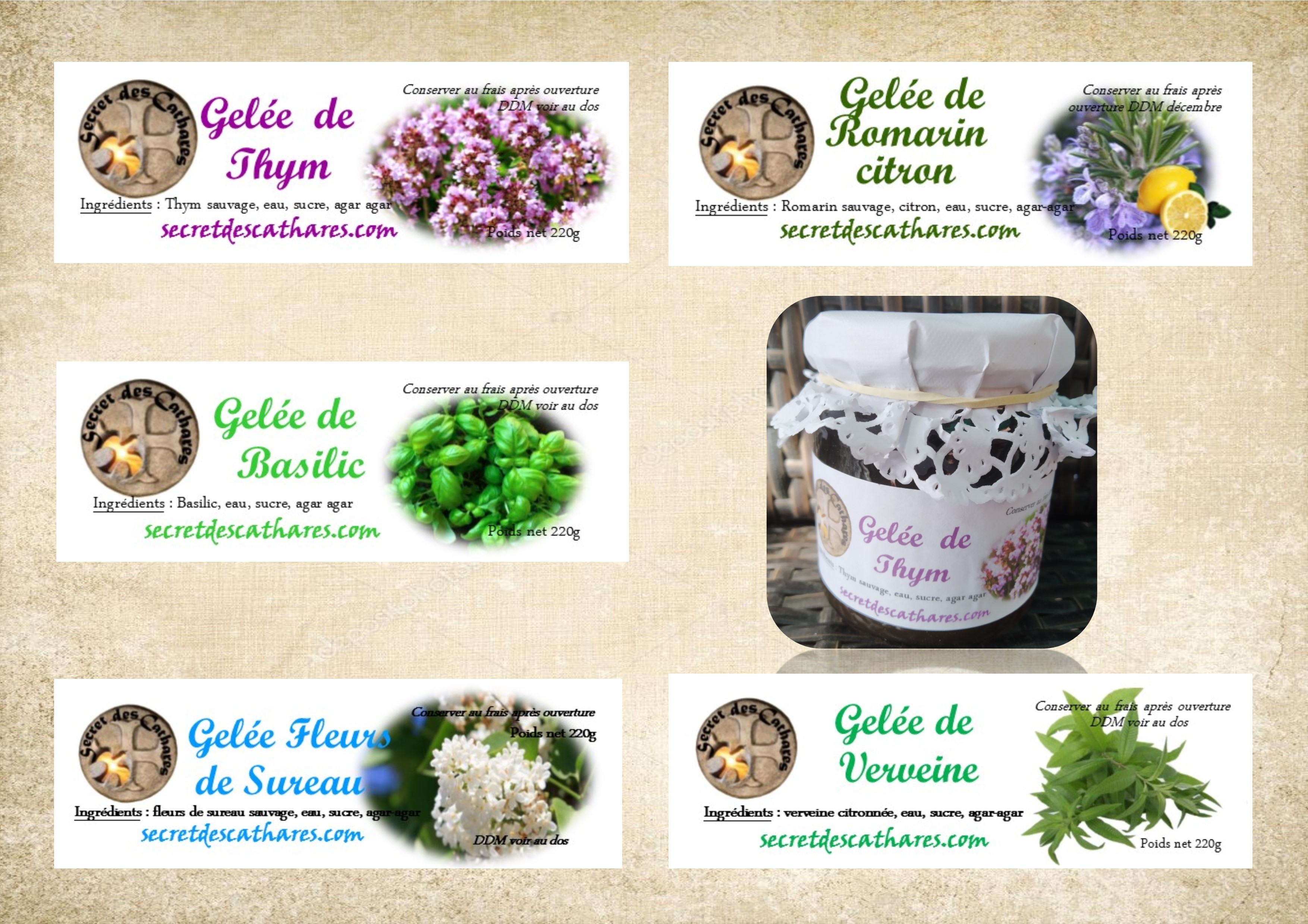 GELEES DE PLANTES